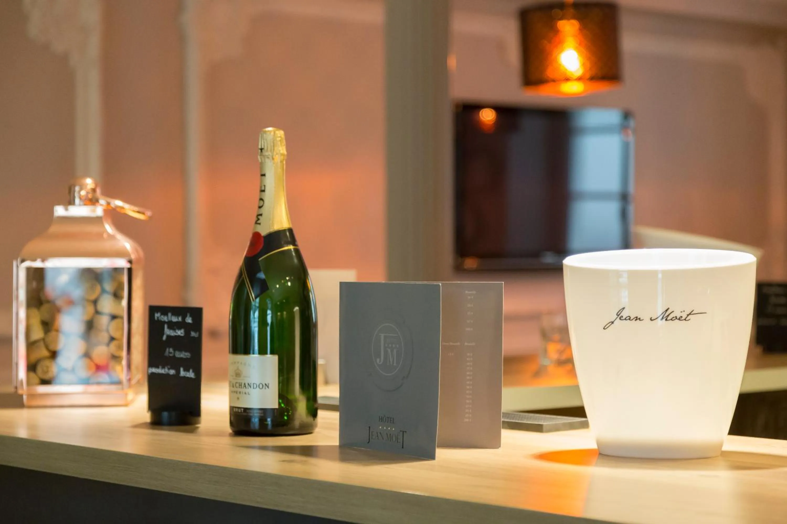 Living room in Hotel Jean Moët