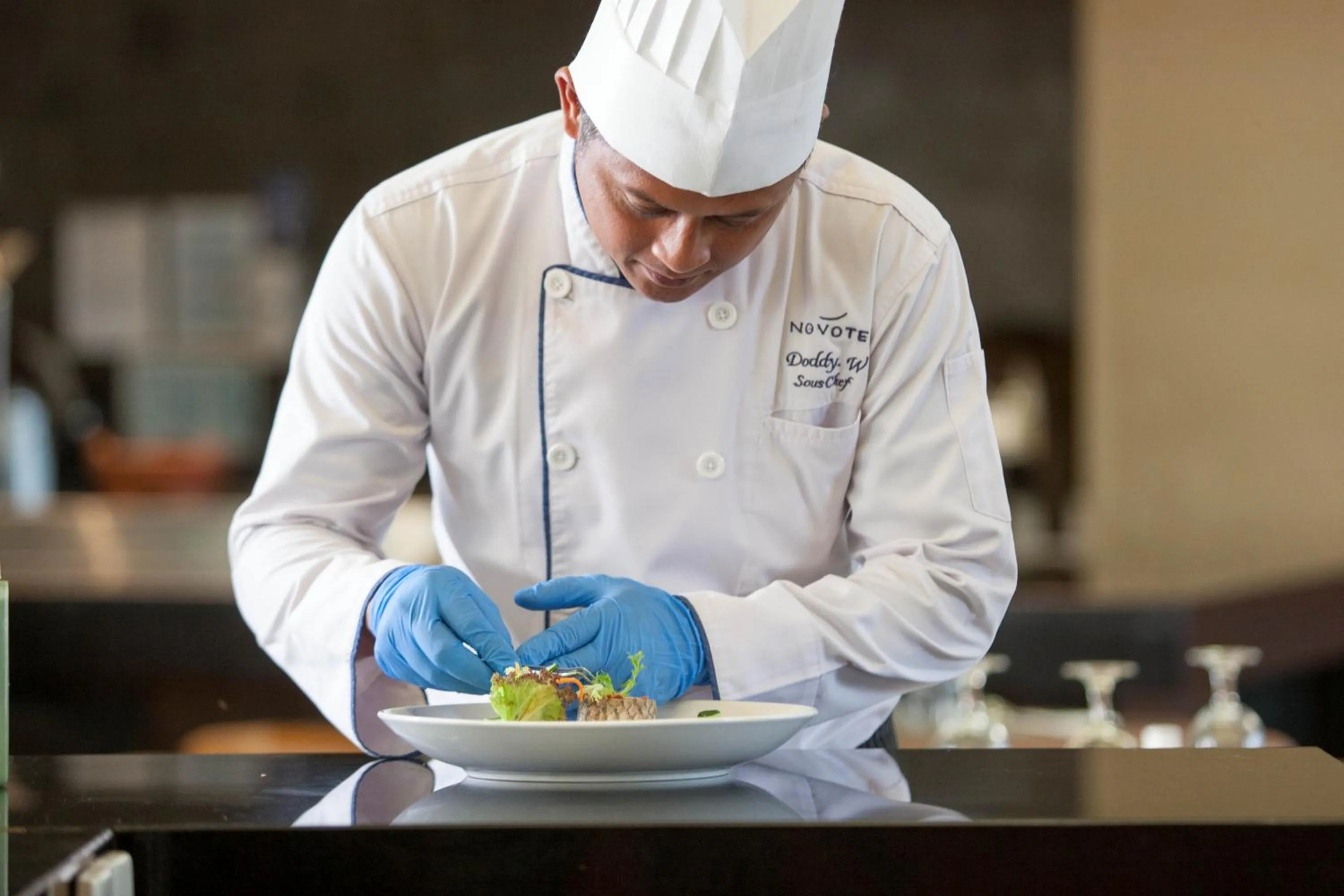 kitchen in Novotel Bandung