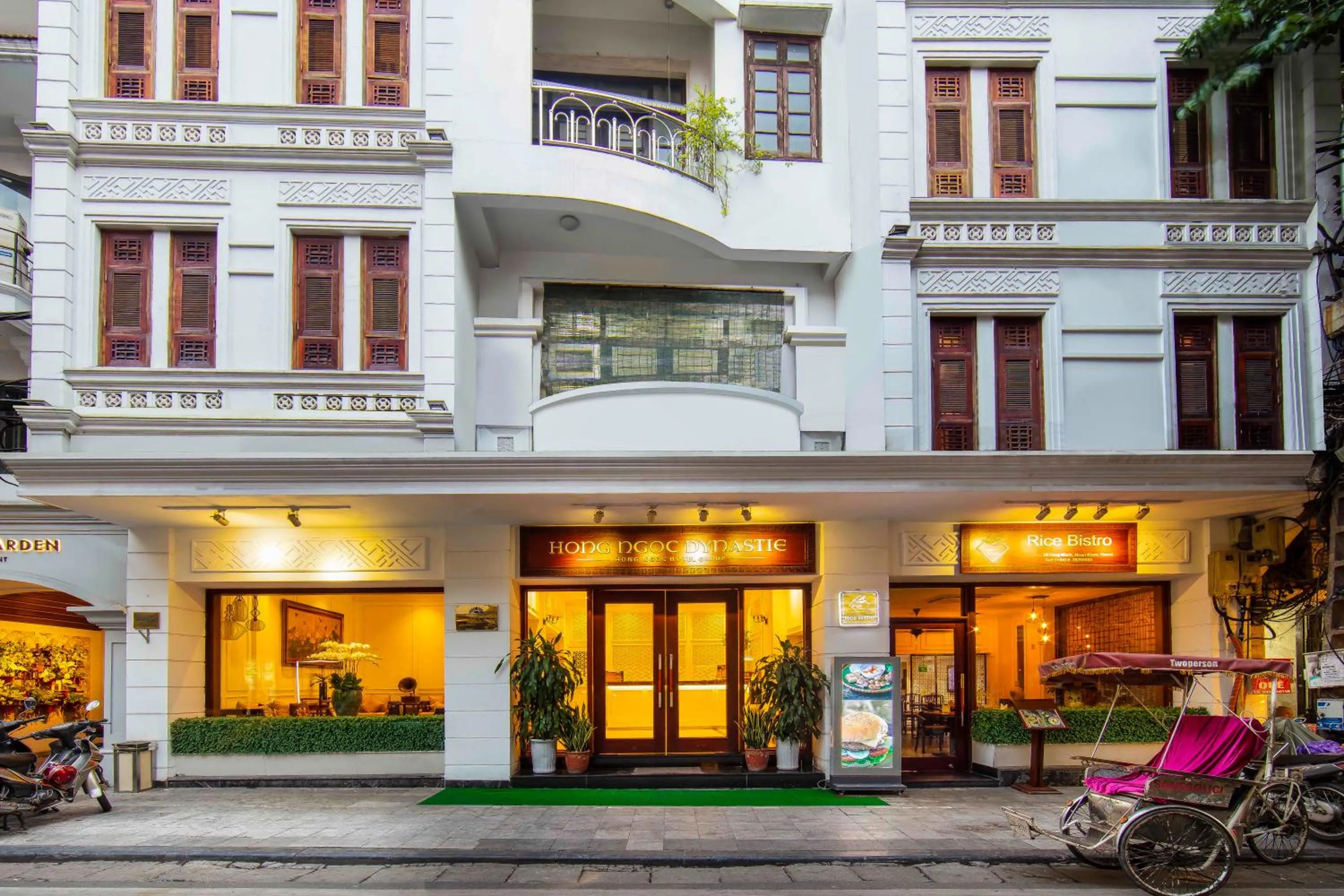 Property building in Hong Ngoc Dynastie Boutique Hotel & Spa