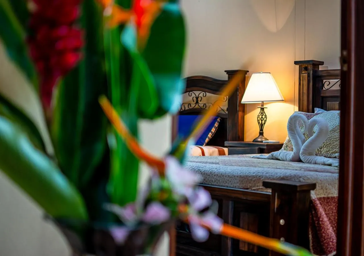 Bedroom, Bed in Aunty Arenal Lodge