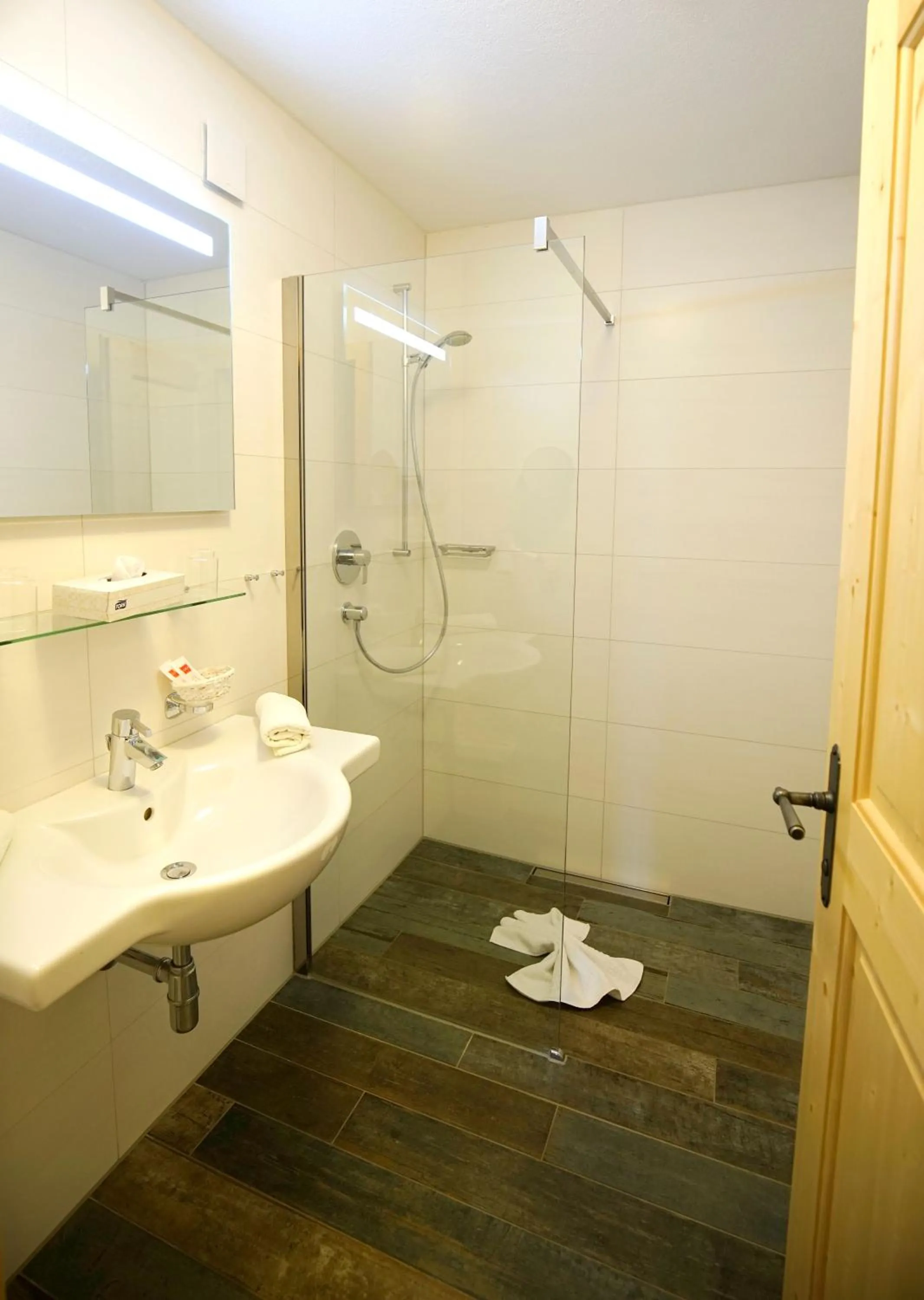 Shower in Alpenstern rooms & suites