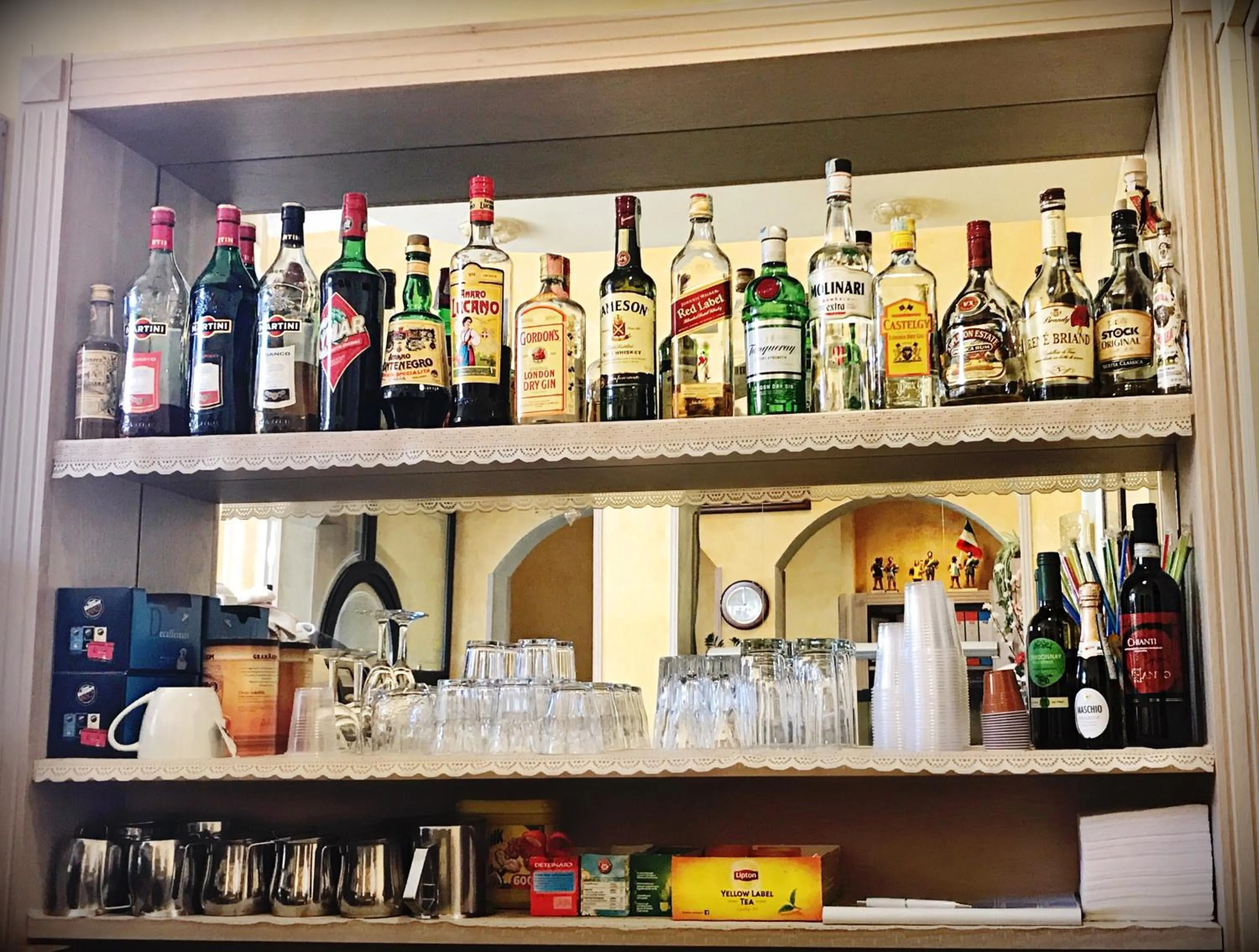 Alcoholic drinks in Hotel Villa Primavera