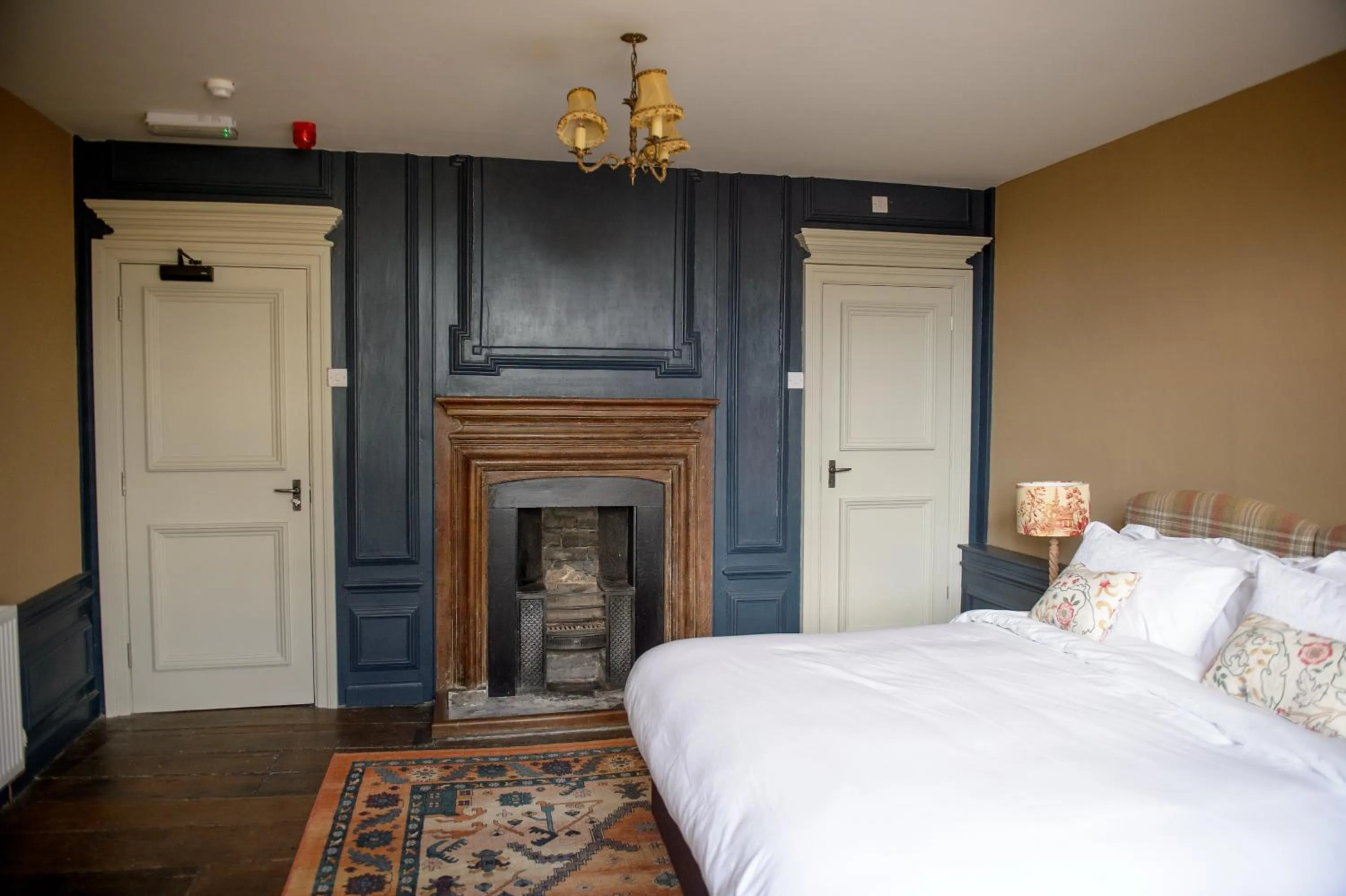 Decorative detail, Bed in Bank House B&B