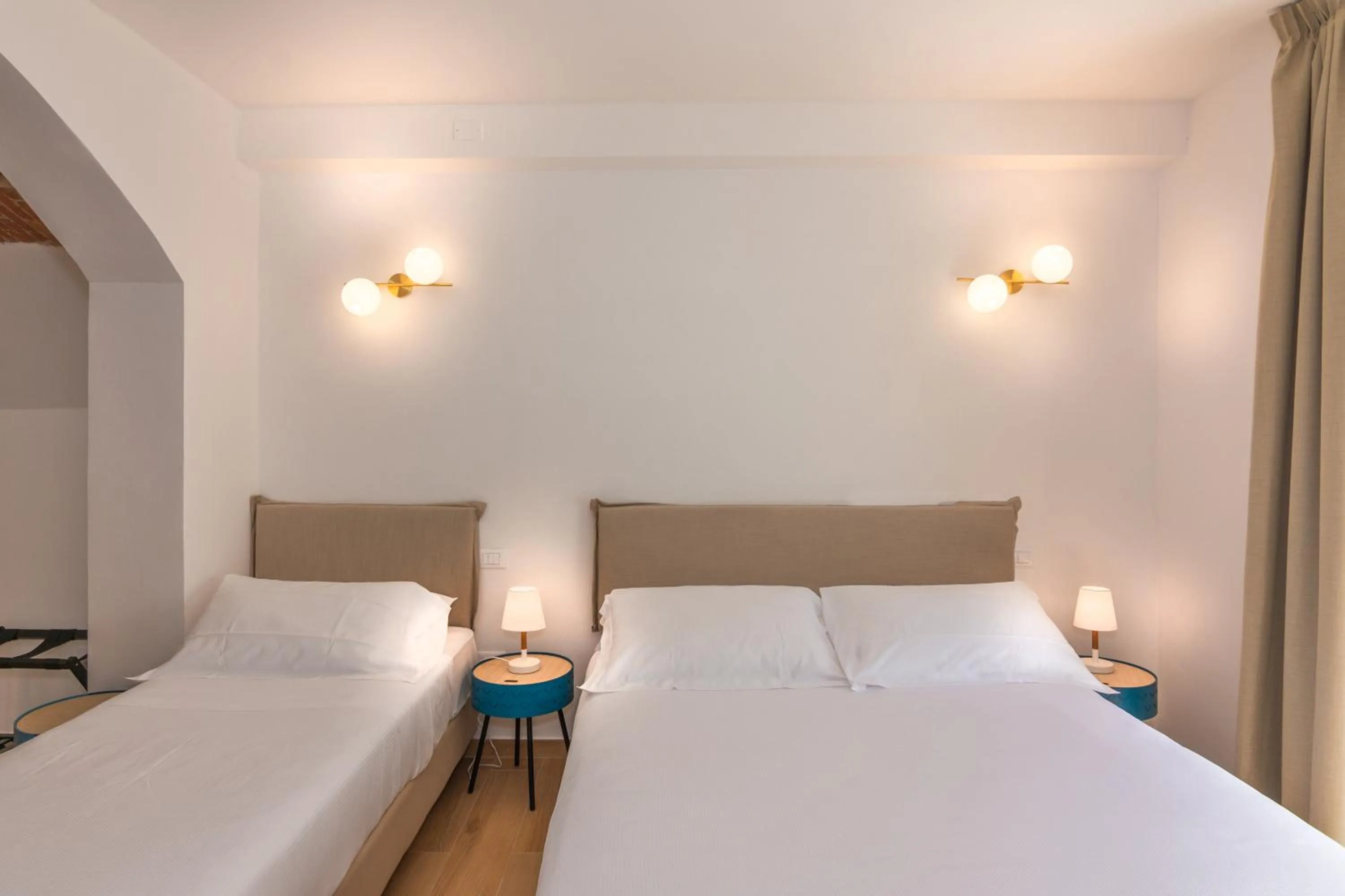 Bedroom, Bed in Hotel Tirreno