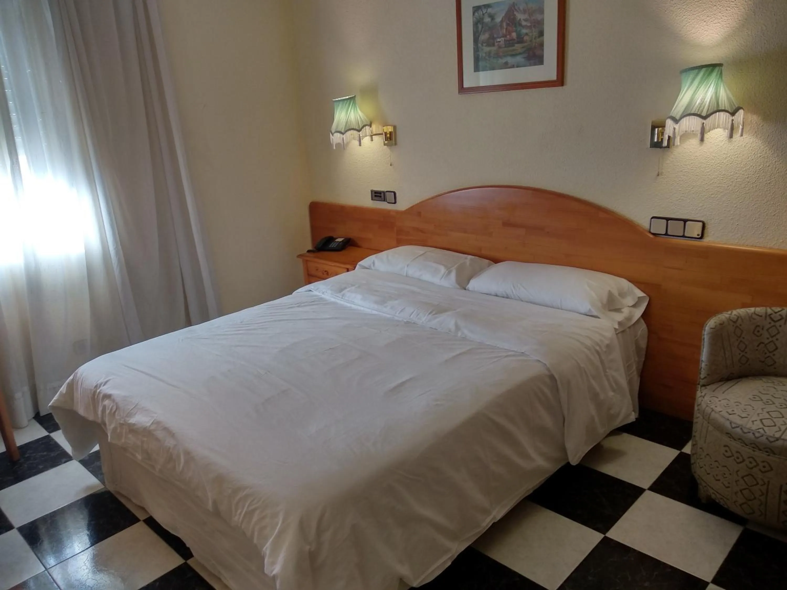 Bed in Hotel Sierra Oriente