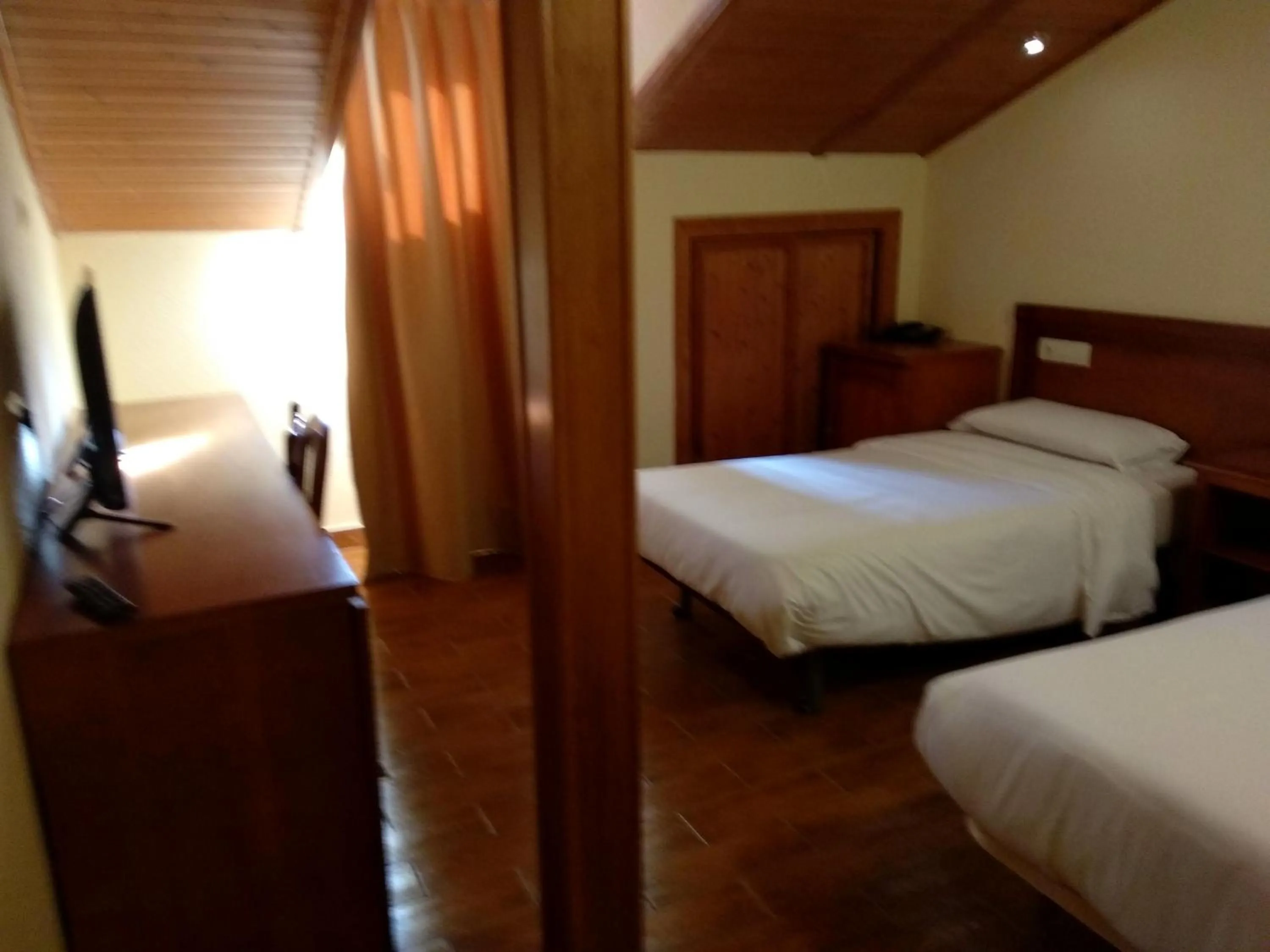 Bed in Hotel Sierra Oriente