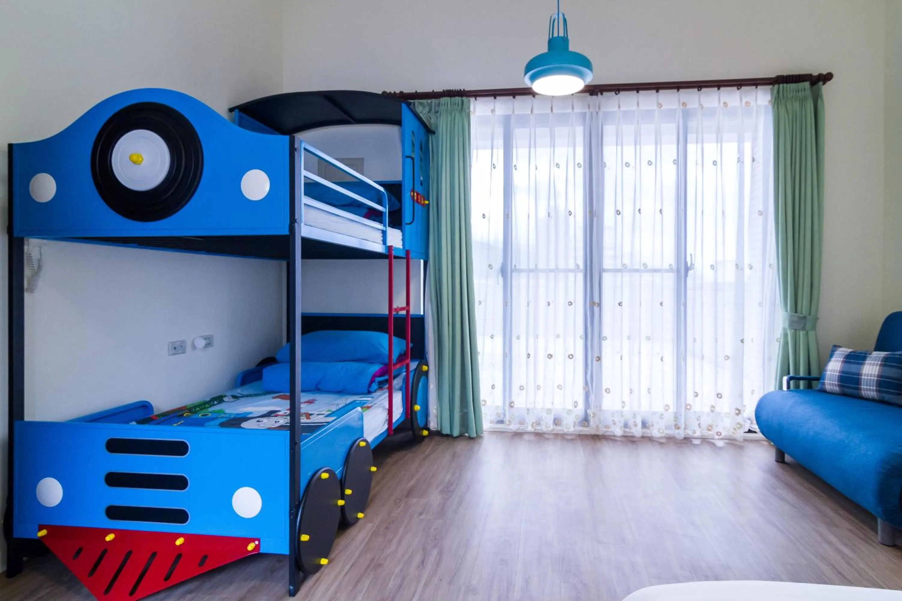 Bed in Wendy's home Toucheng Mansion B