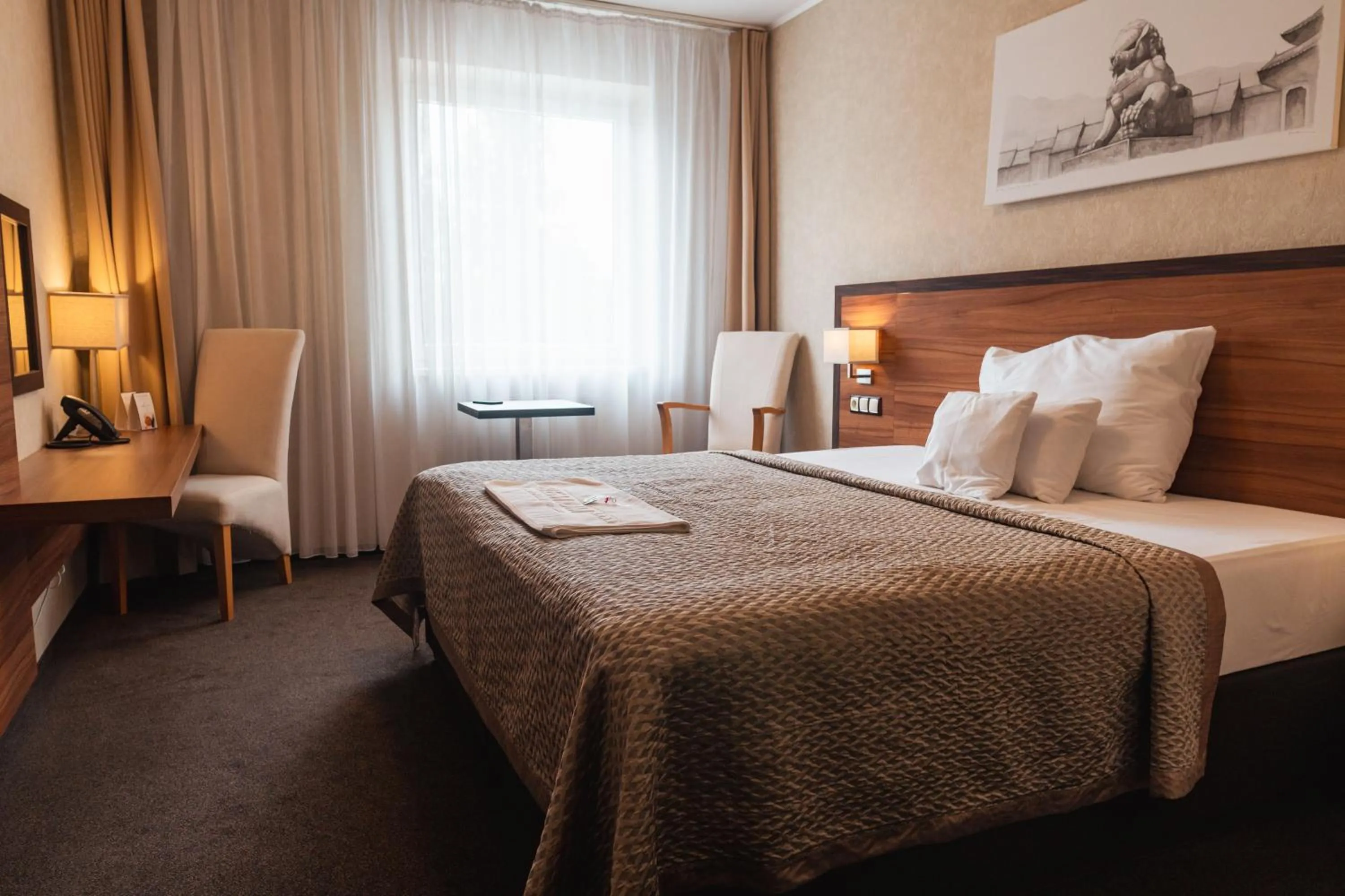 Bed in PREMIUM Business Hotel Bratislava
