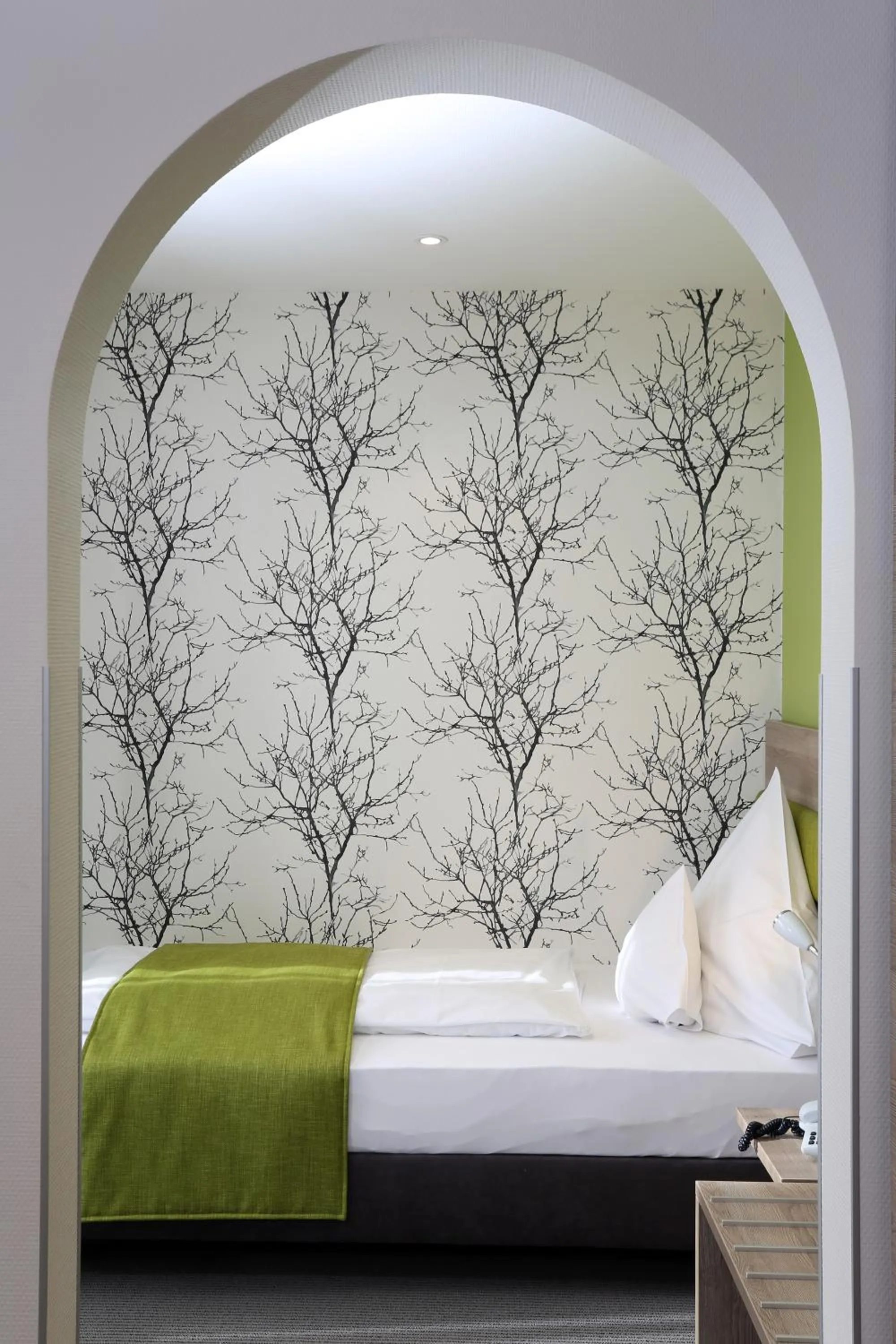 Bed in Hotel-Restaurant Vogthof