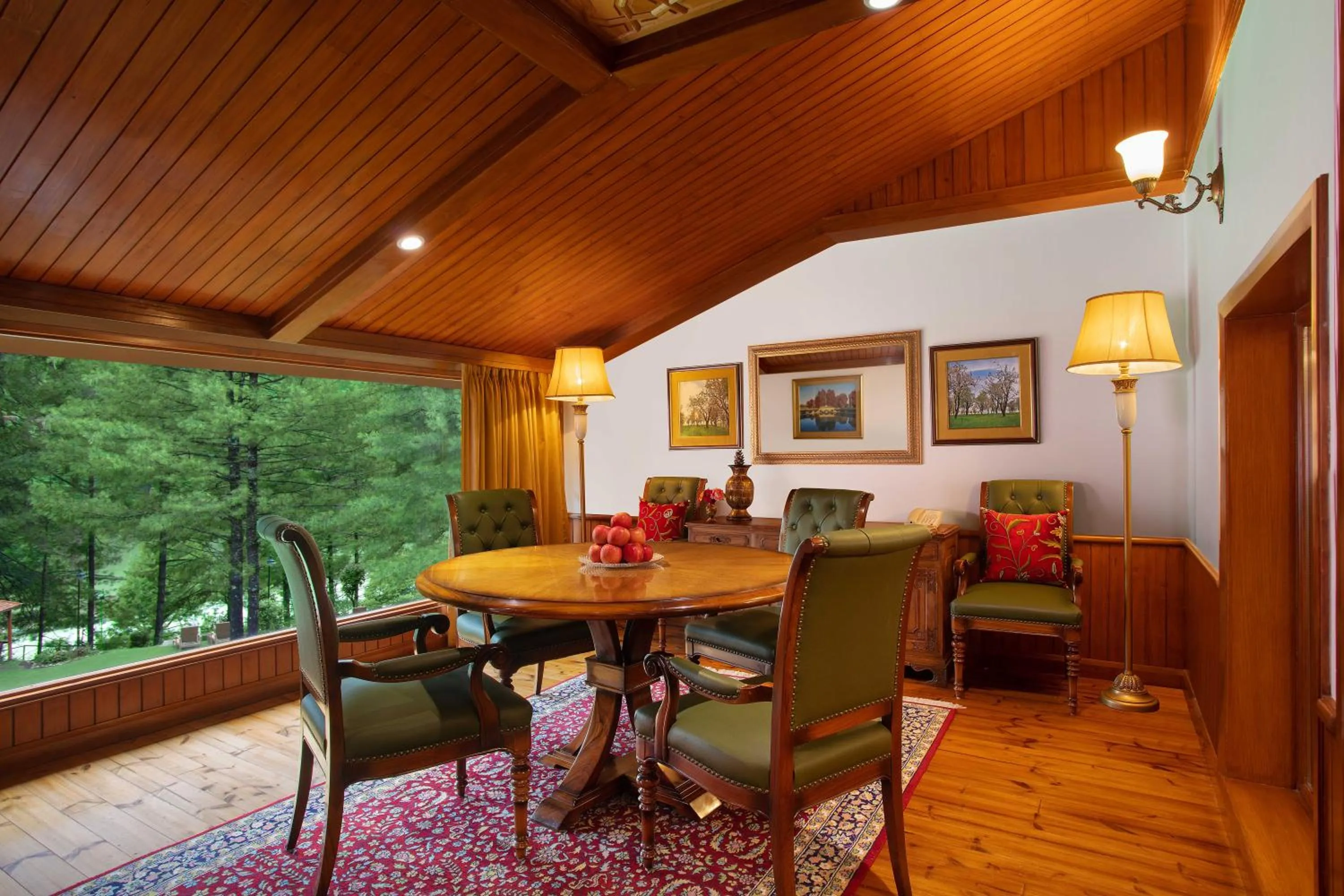 Dining area in Welcomhotel by ITC Hotels, Pine N Peak, Pahalgam