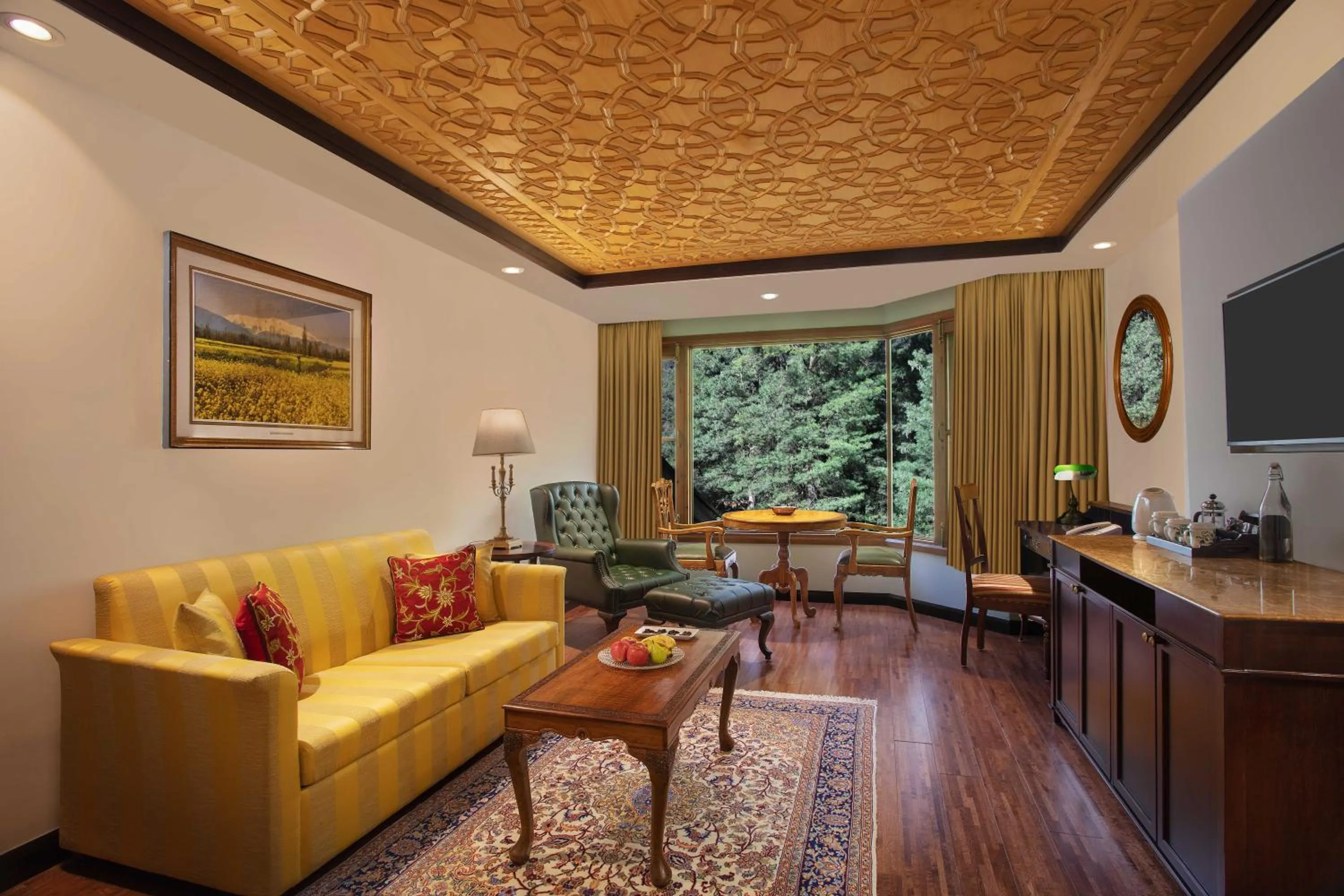 Living room in Welcomhotel by ITC Hotels, Pine N Peak, Pahalgam