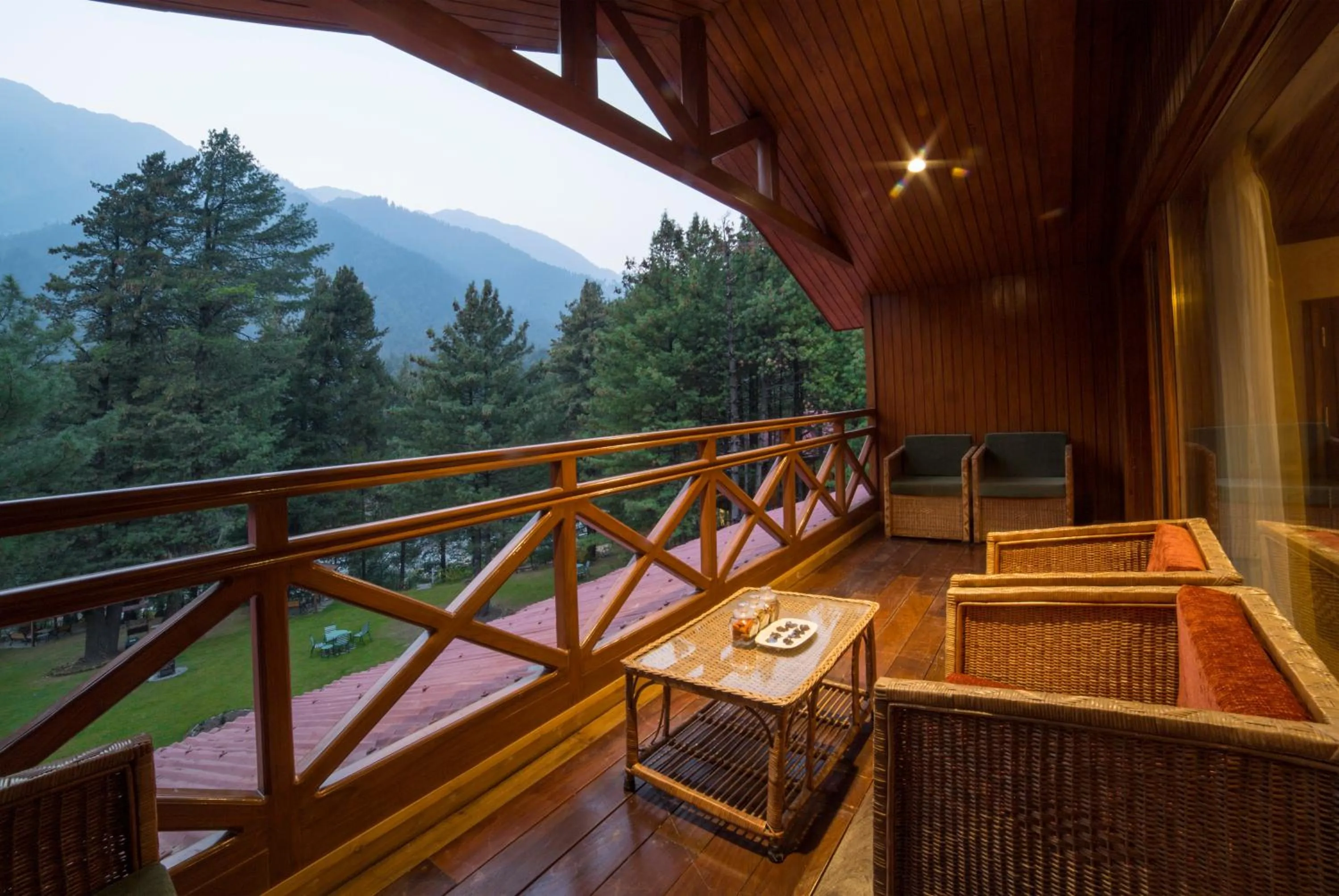 Balcony/Terrace in Welcomhotel by ITC Hotels, Pine N Peak, Pahalgam