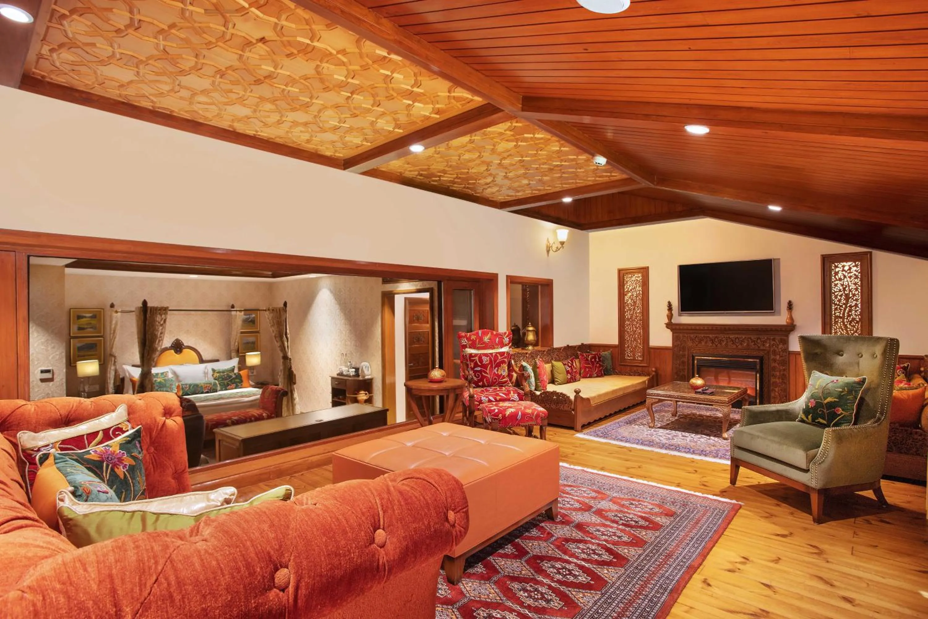 Living room in Welcomhotel by ITC Hotels, Pine N Peak, Pahalgam