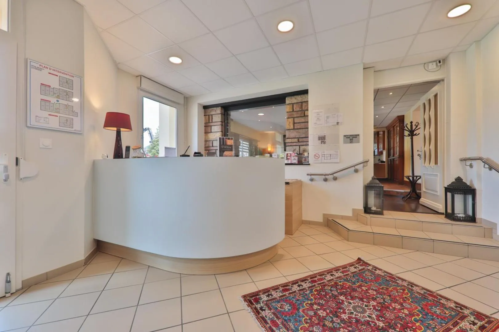 Lobby or reception in Hôtel Deybach