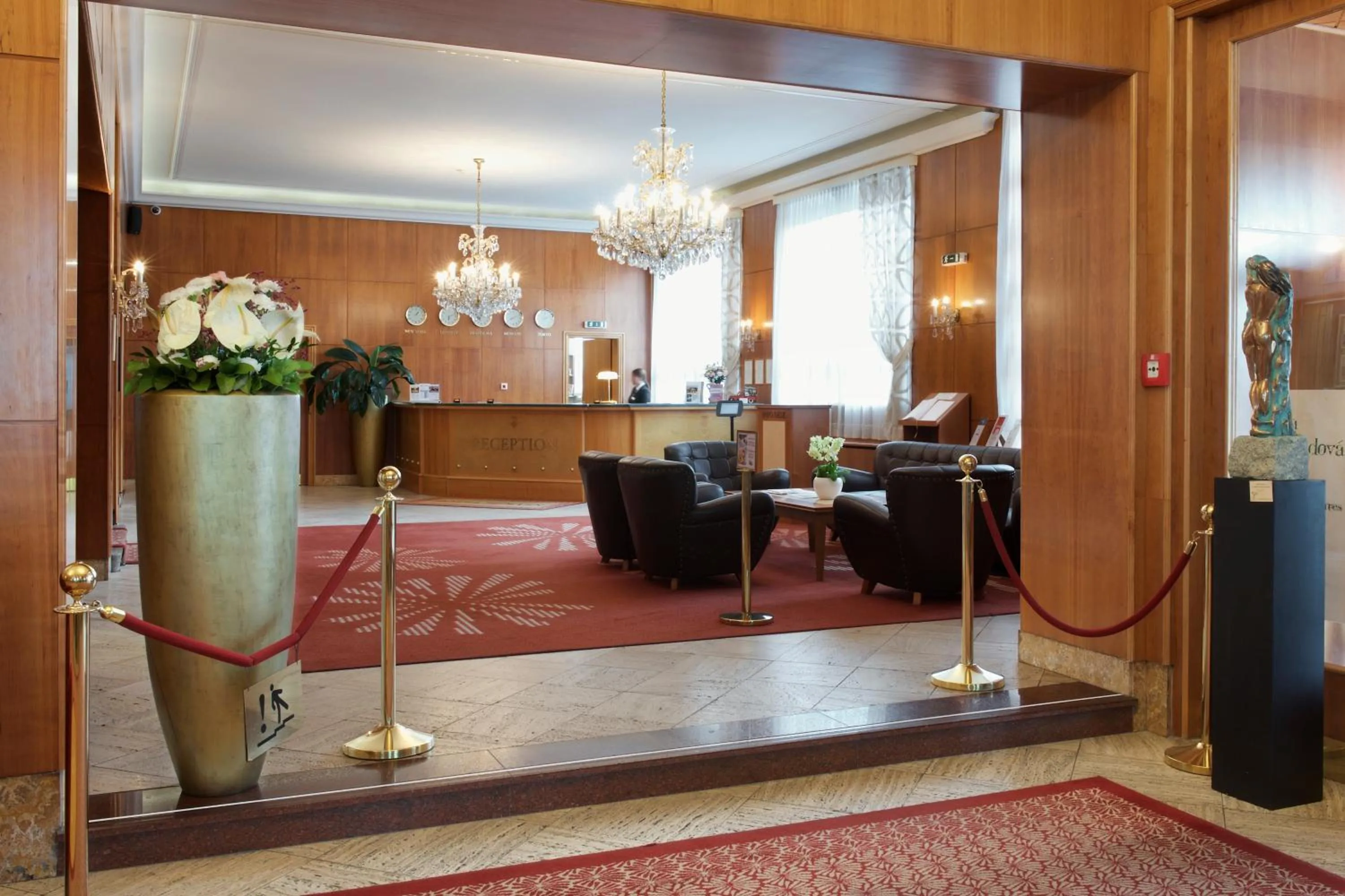 Lobby or reception in Hotel Devín