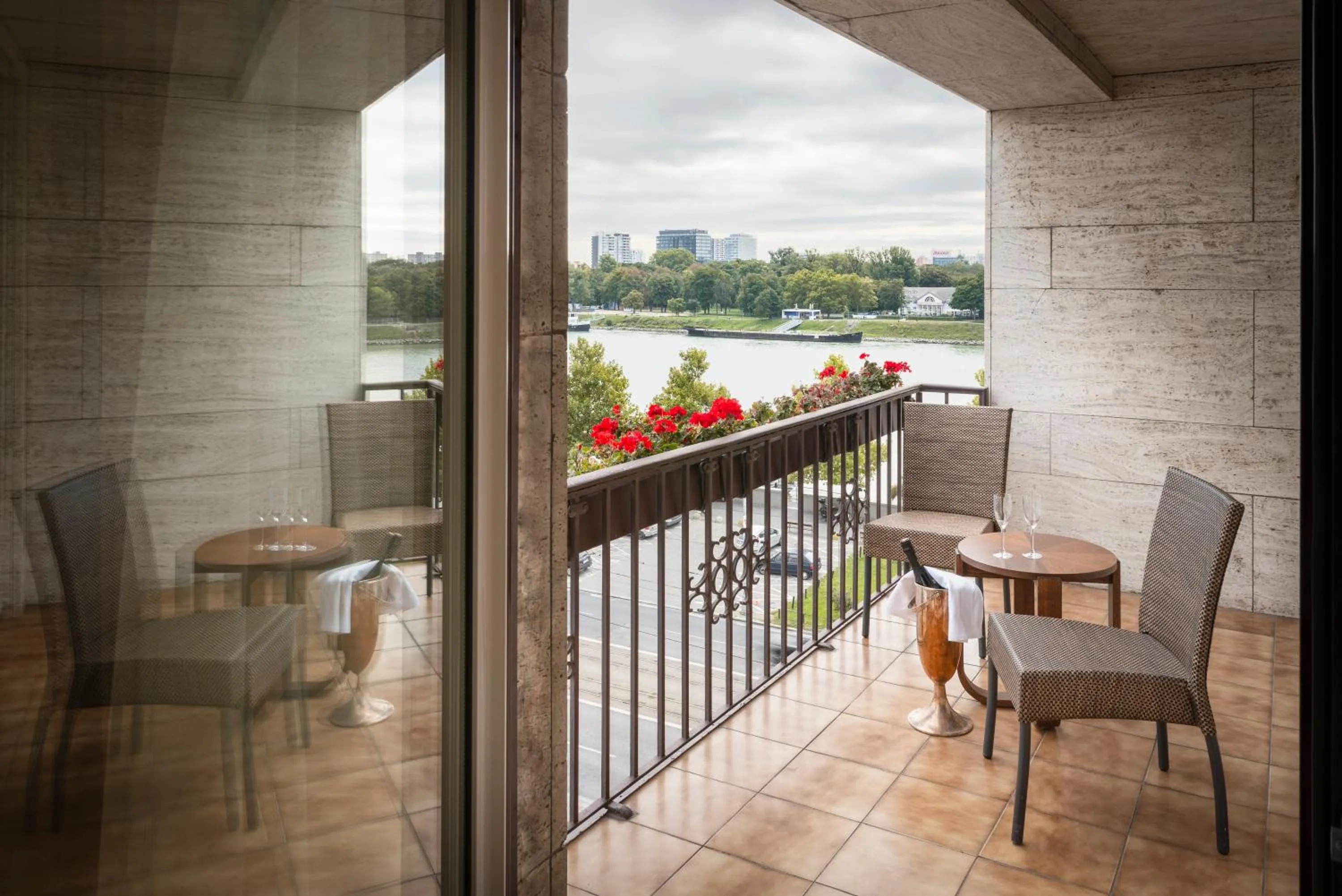 Balcony/Terrace in Hotel Devín