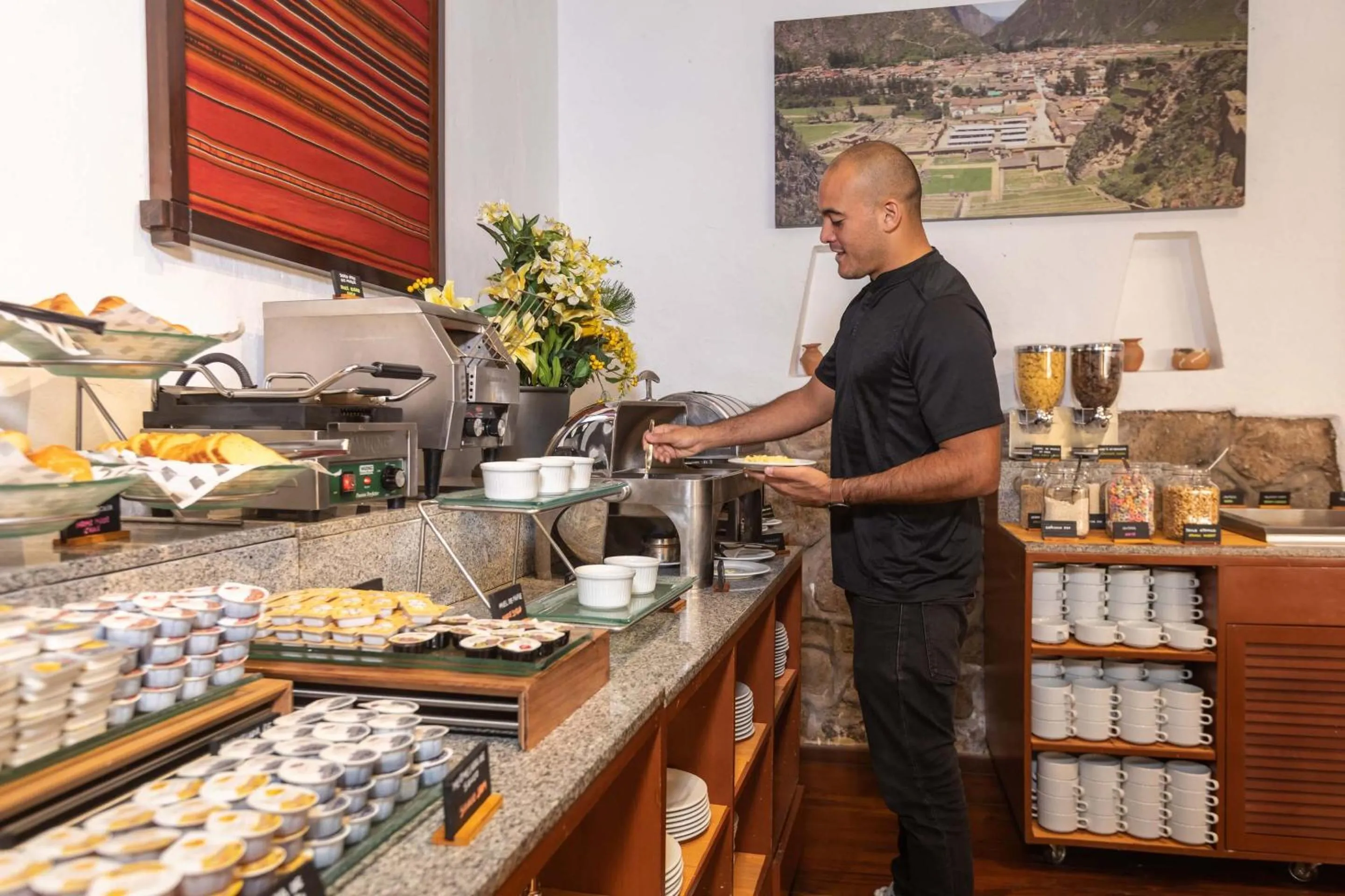 Buffet breakfast in Casa Andina Standard Cusco San Blas