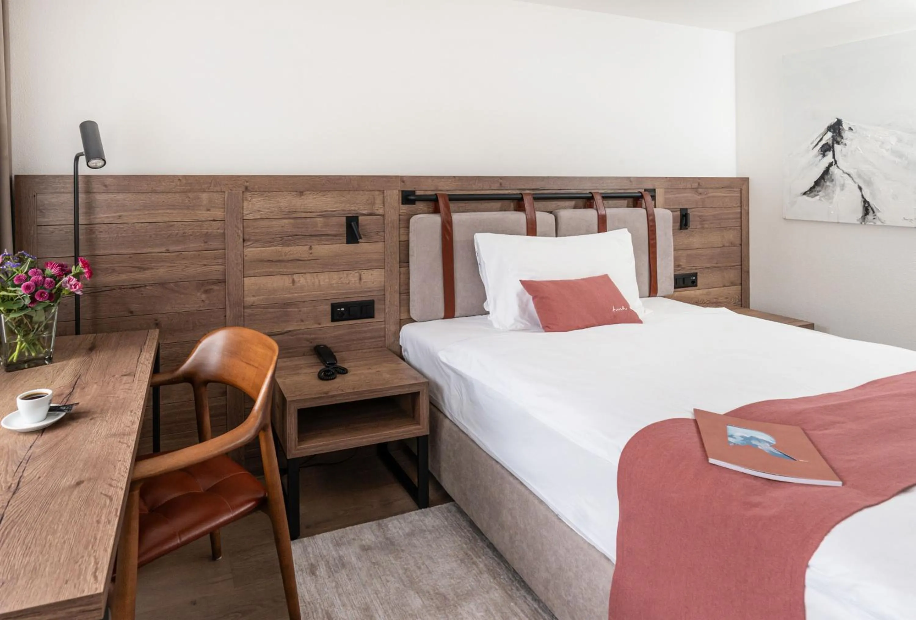 Bed in Tailormade Hotel KRONE Sarnen