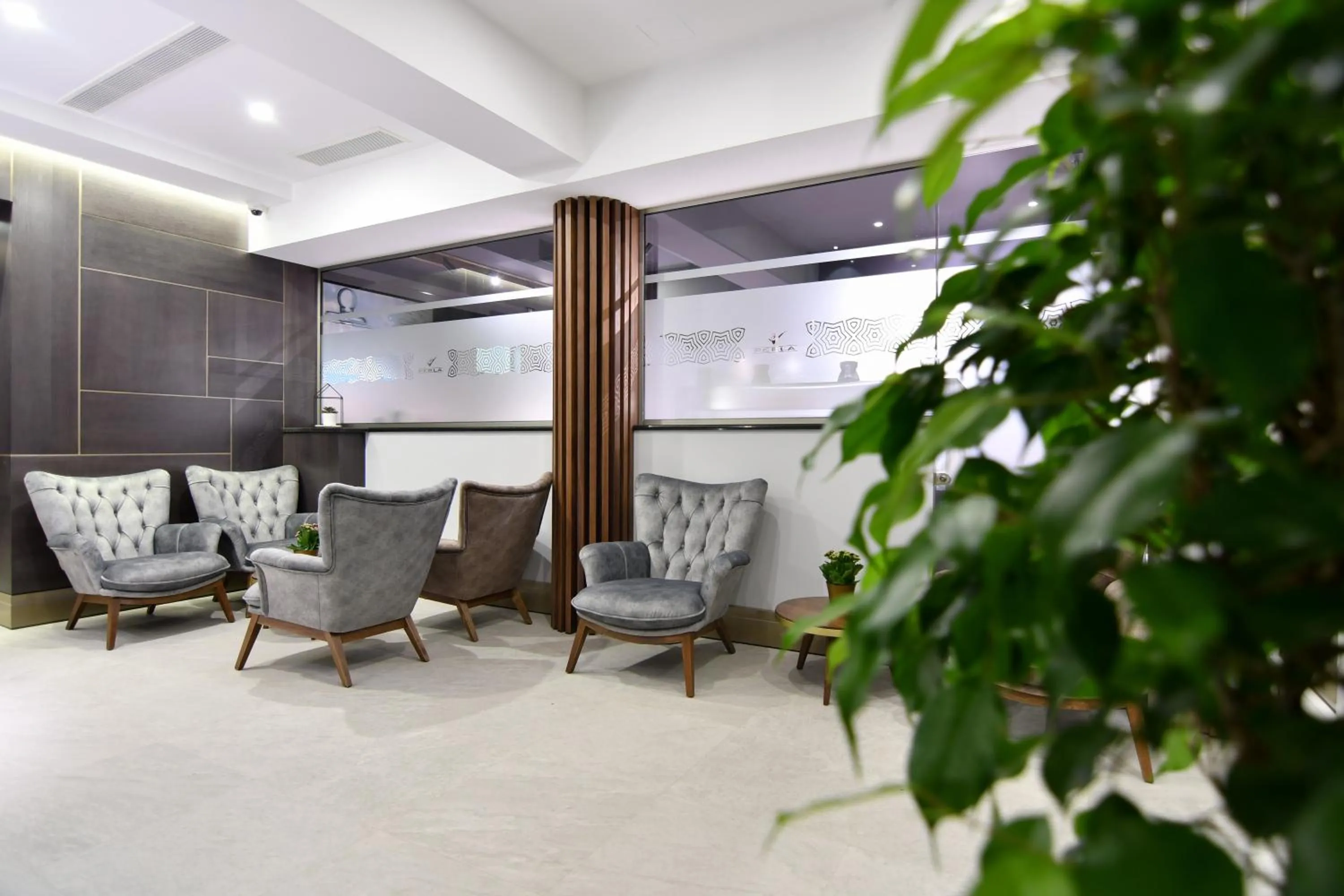 Lobby or reception in Hotel Perla