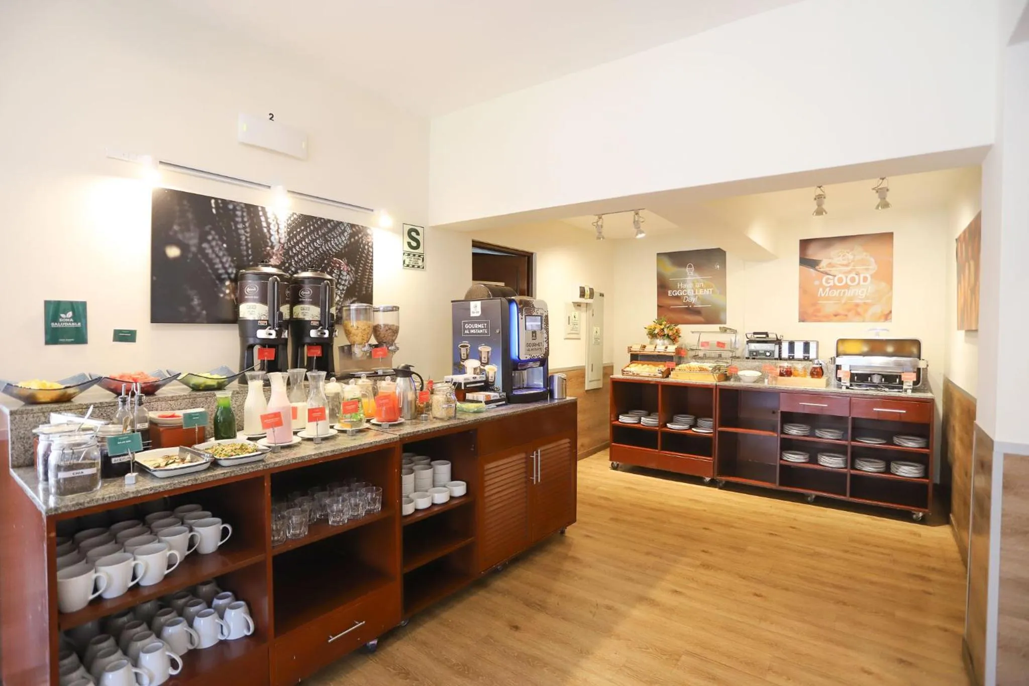Buffet breakfast in Casa Andina Standard Miraflores San Antonio