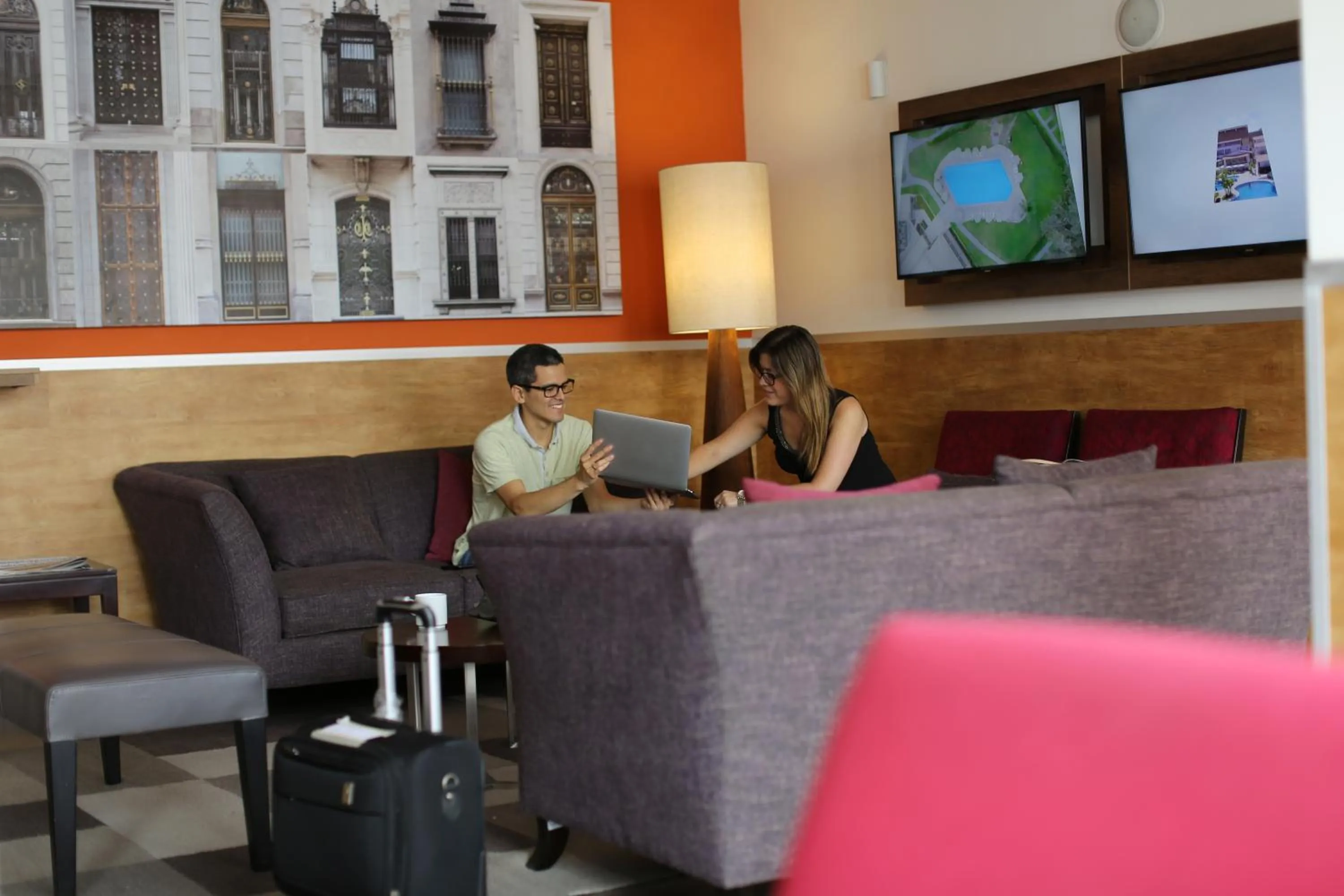 Lobby or reception in Casa Andina Standard Miraflores San Antonio