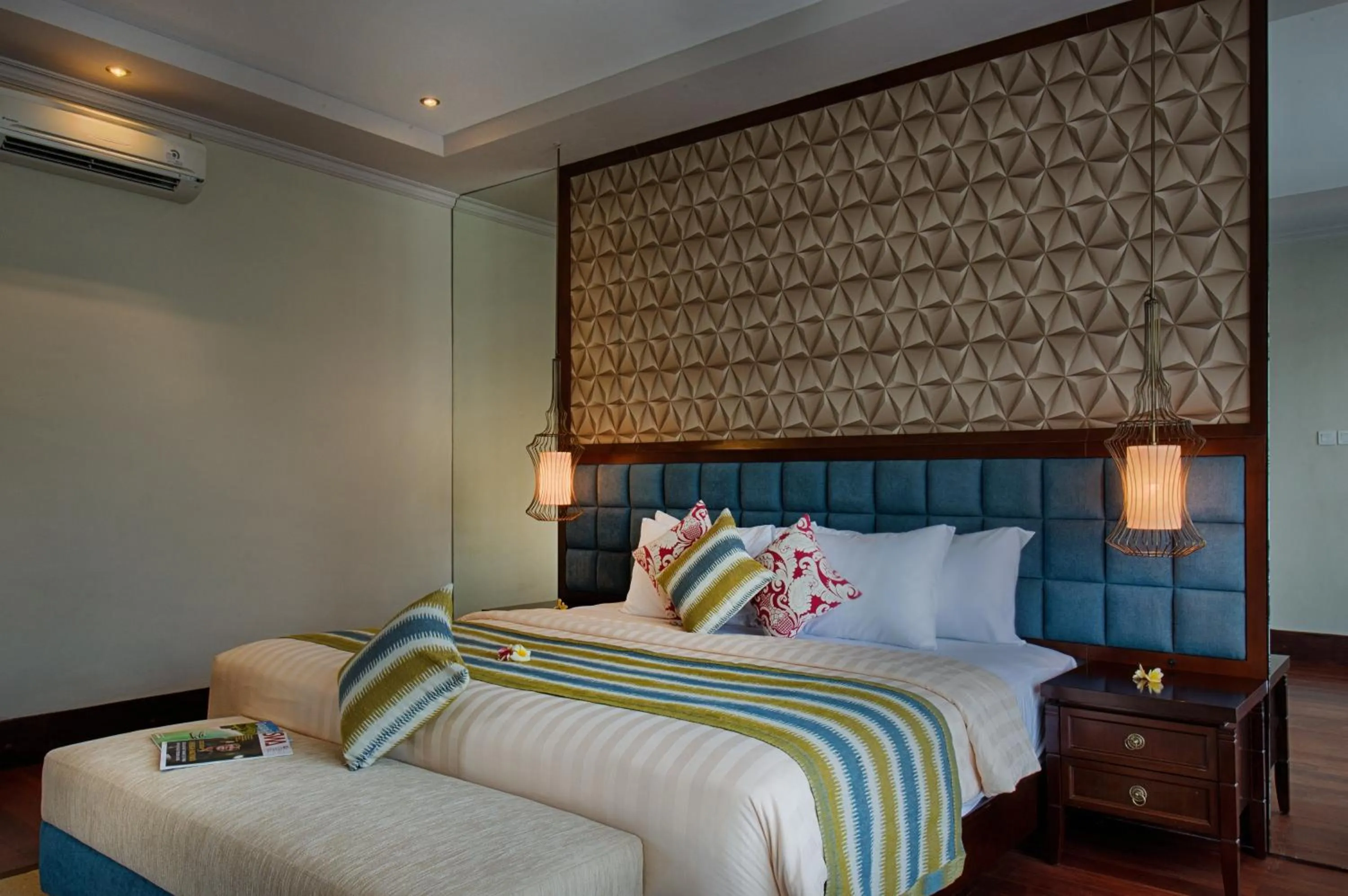 Bed in Natya Villa Jimbaran