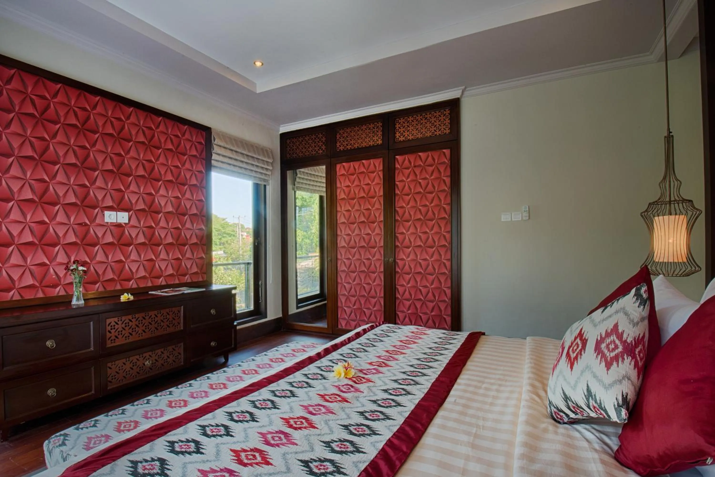 Bed in Natya Villa Jimbaran