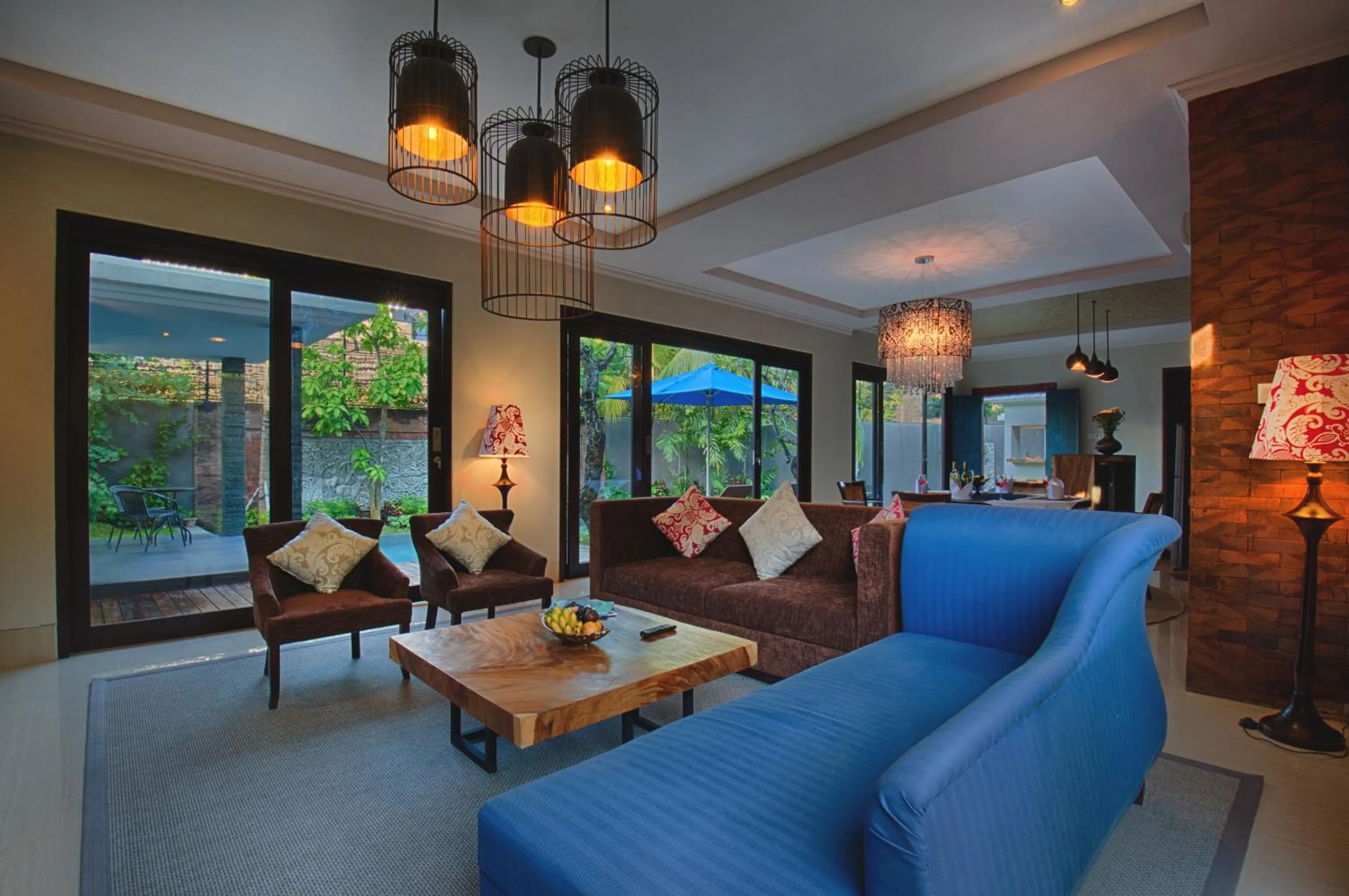 Living room in Natya Villa Jimbaran