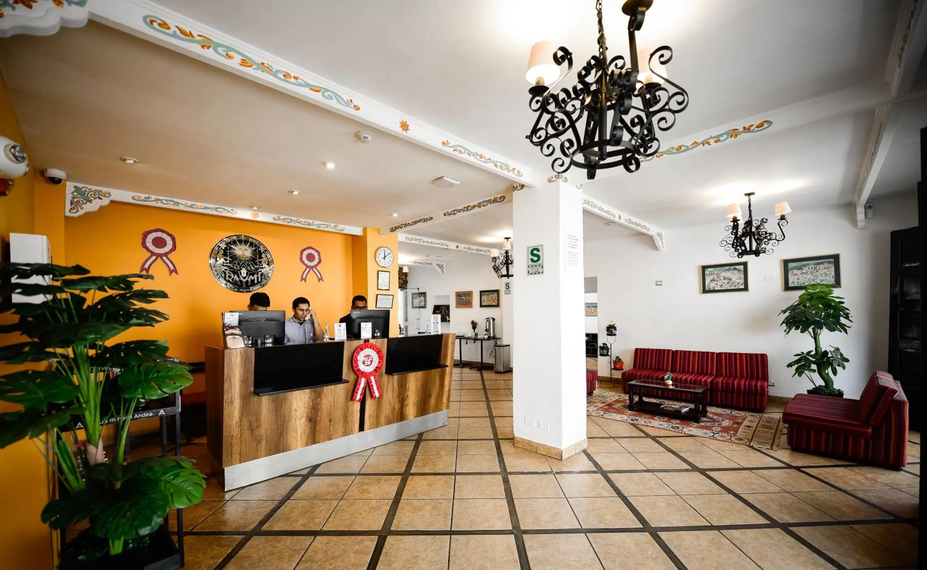 Lobby or reception in Hotel Raymi
