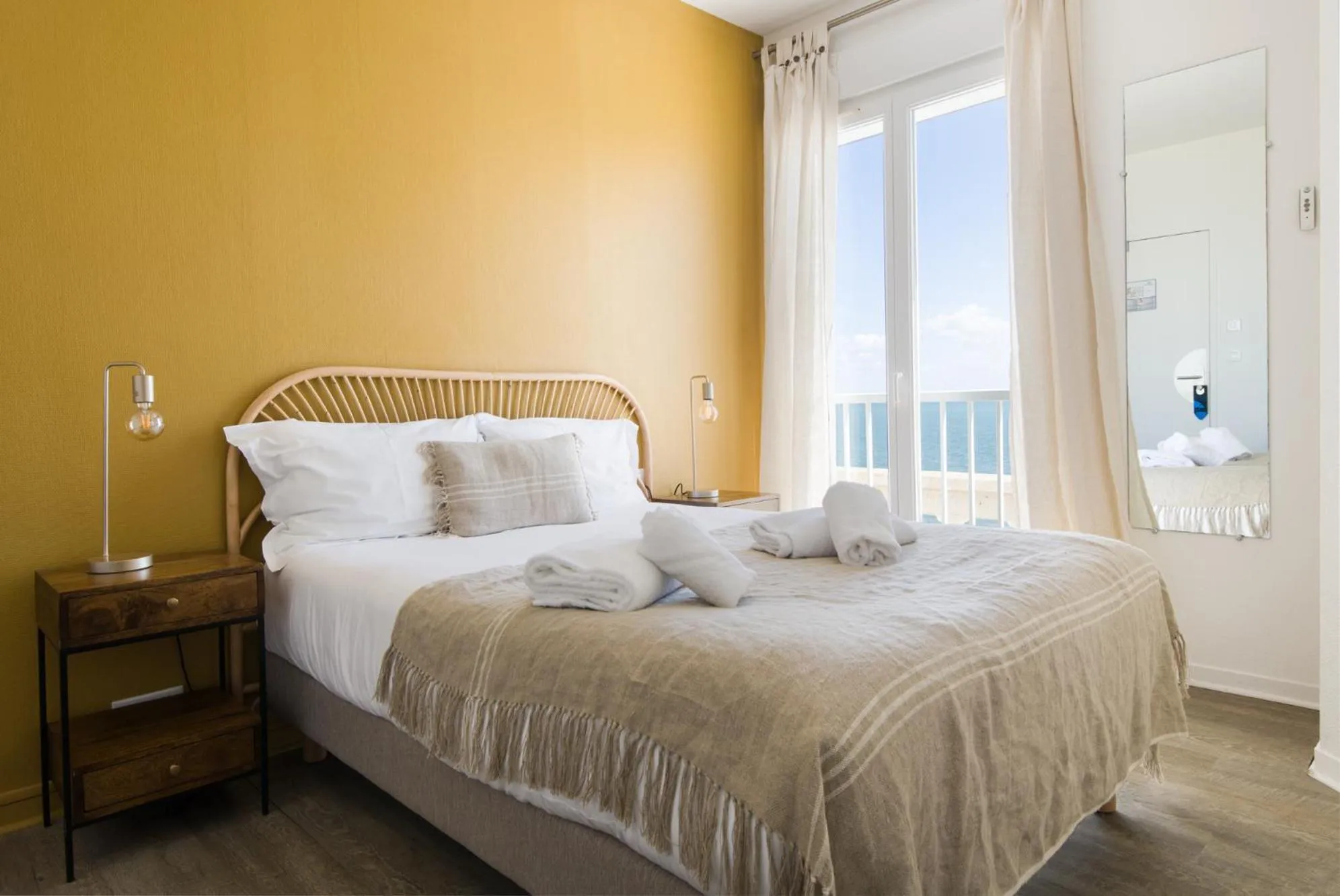 Bedroom, Bed in Le Homard Bleu