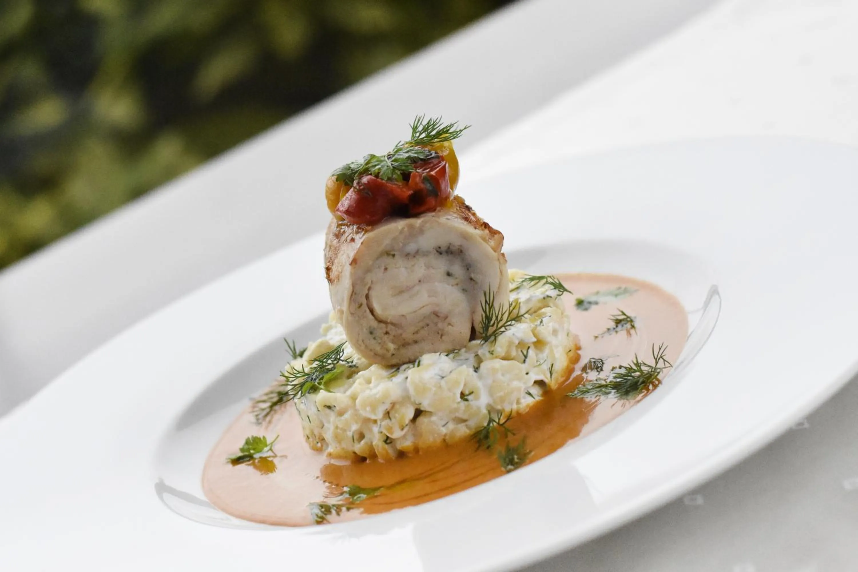 Food close-up in Aston Hotel