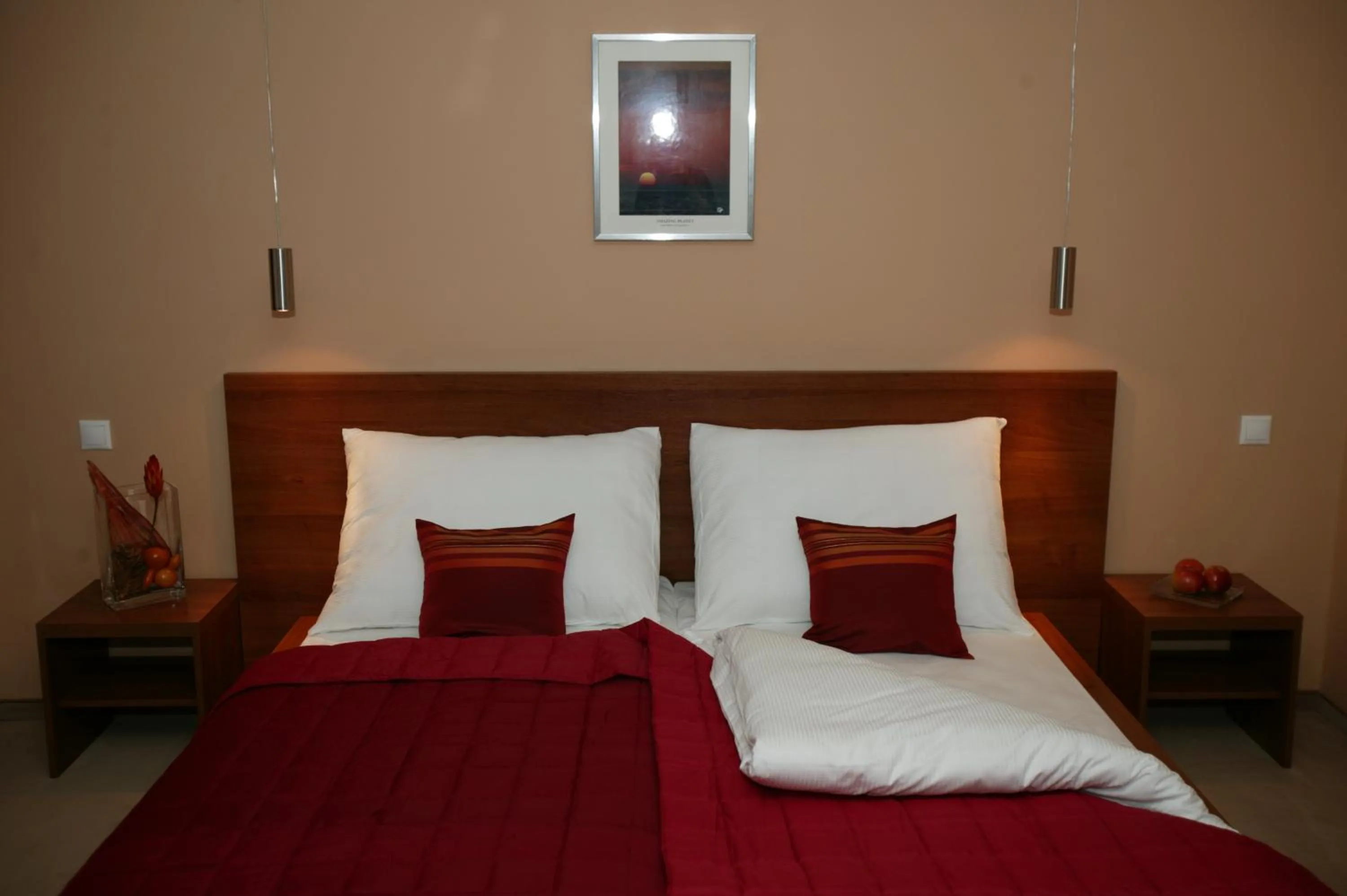 Decorative detail, Bed in Aston Hotel