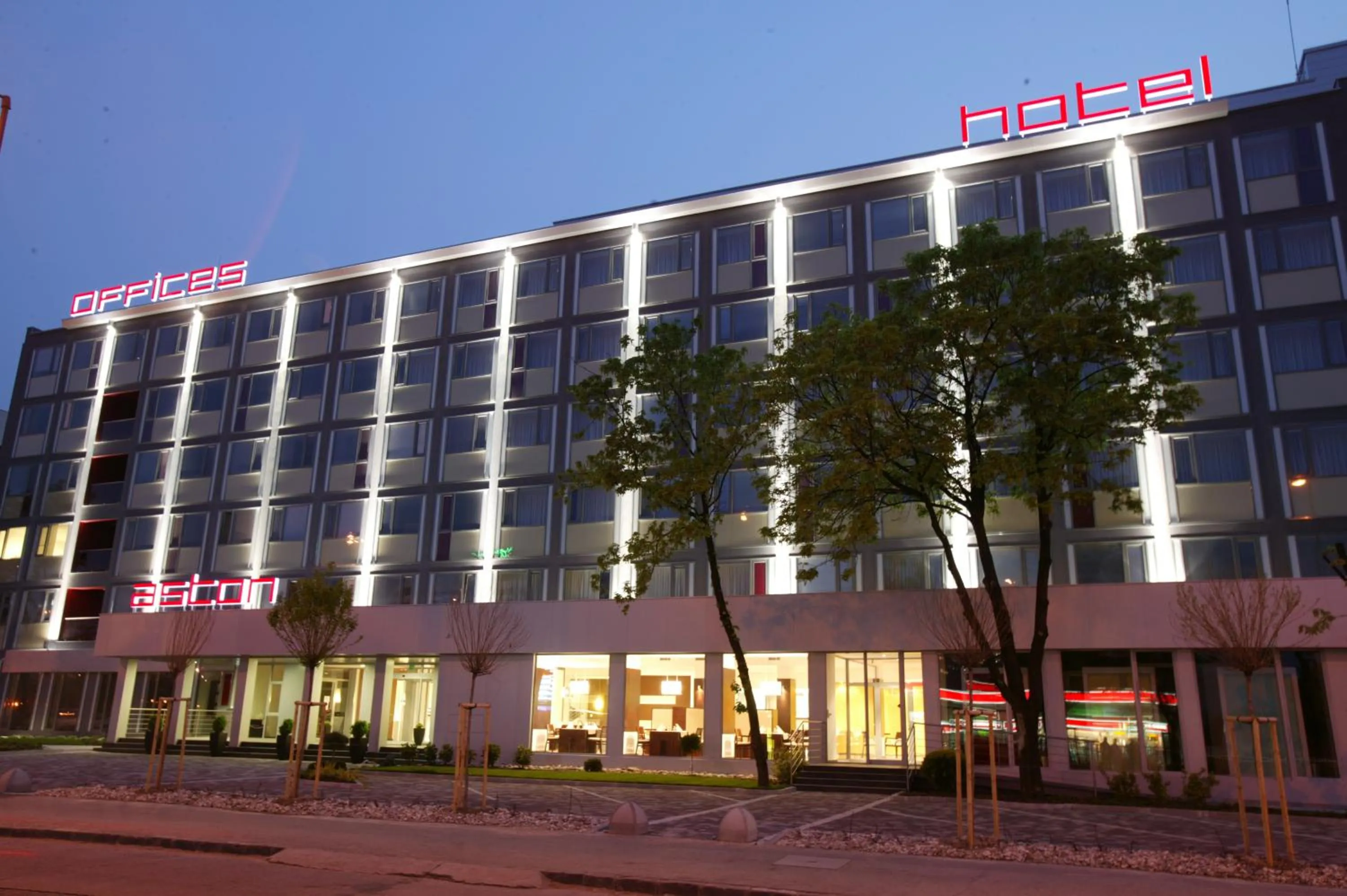 Property building in Aston Hotel