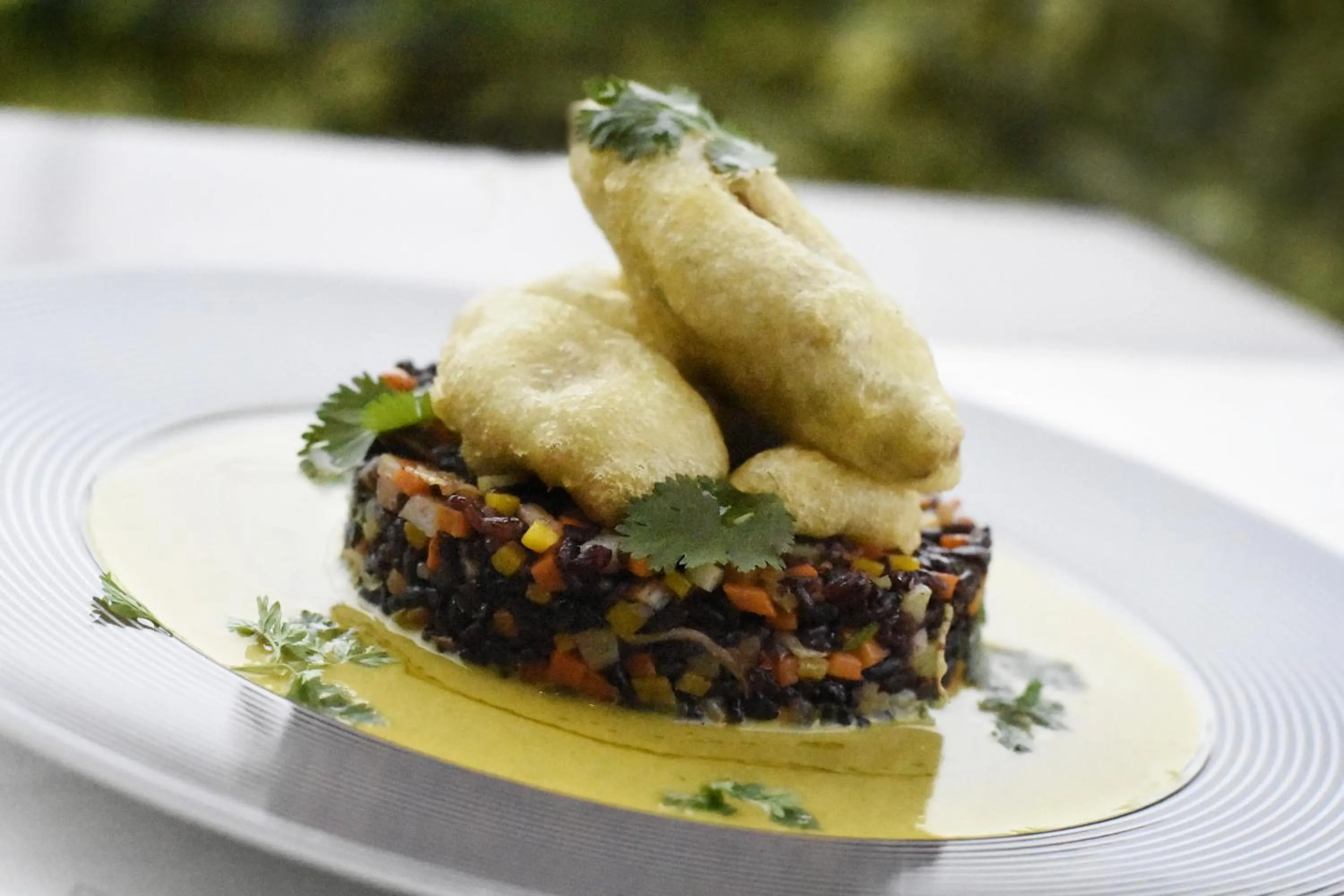 Food close-up in Aston Hotel