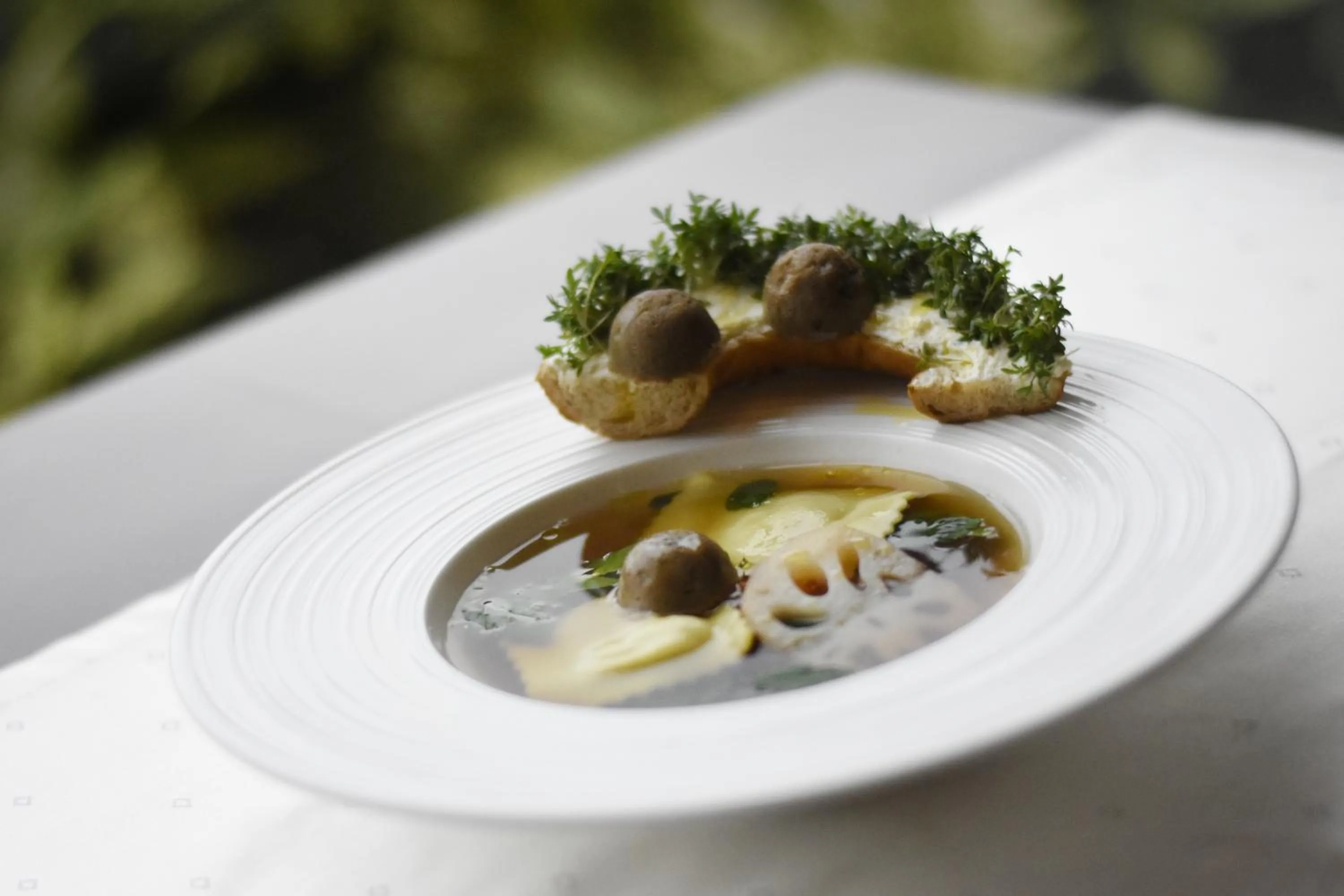 Food close-up in Aston Hotel