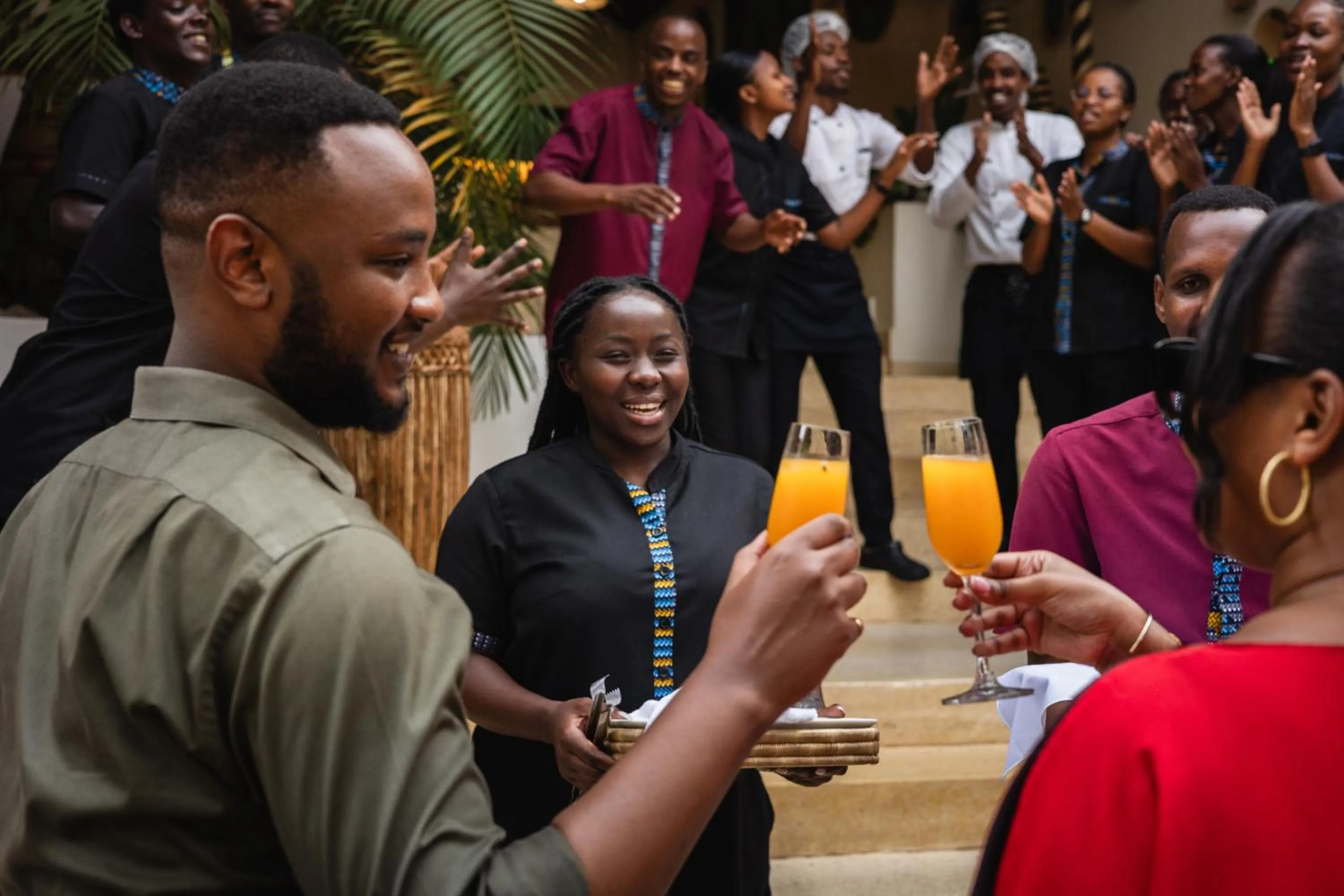 People in Hemingways Retreat Kigali