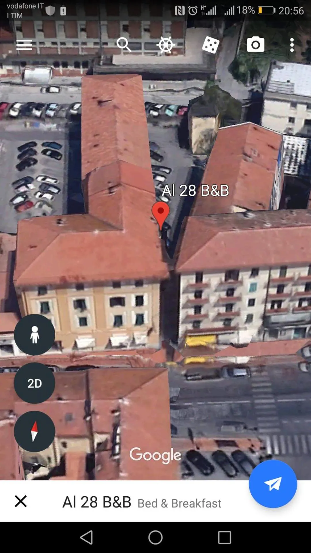 Bird's eye view in al 28 B&B