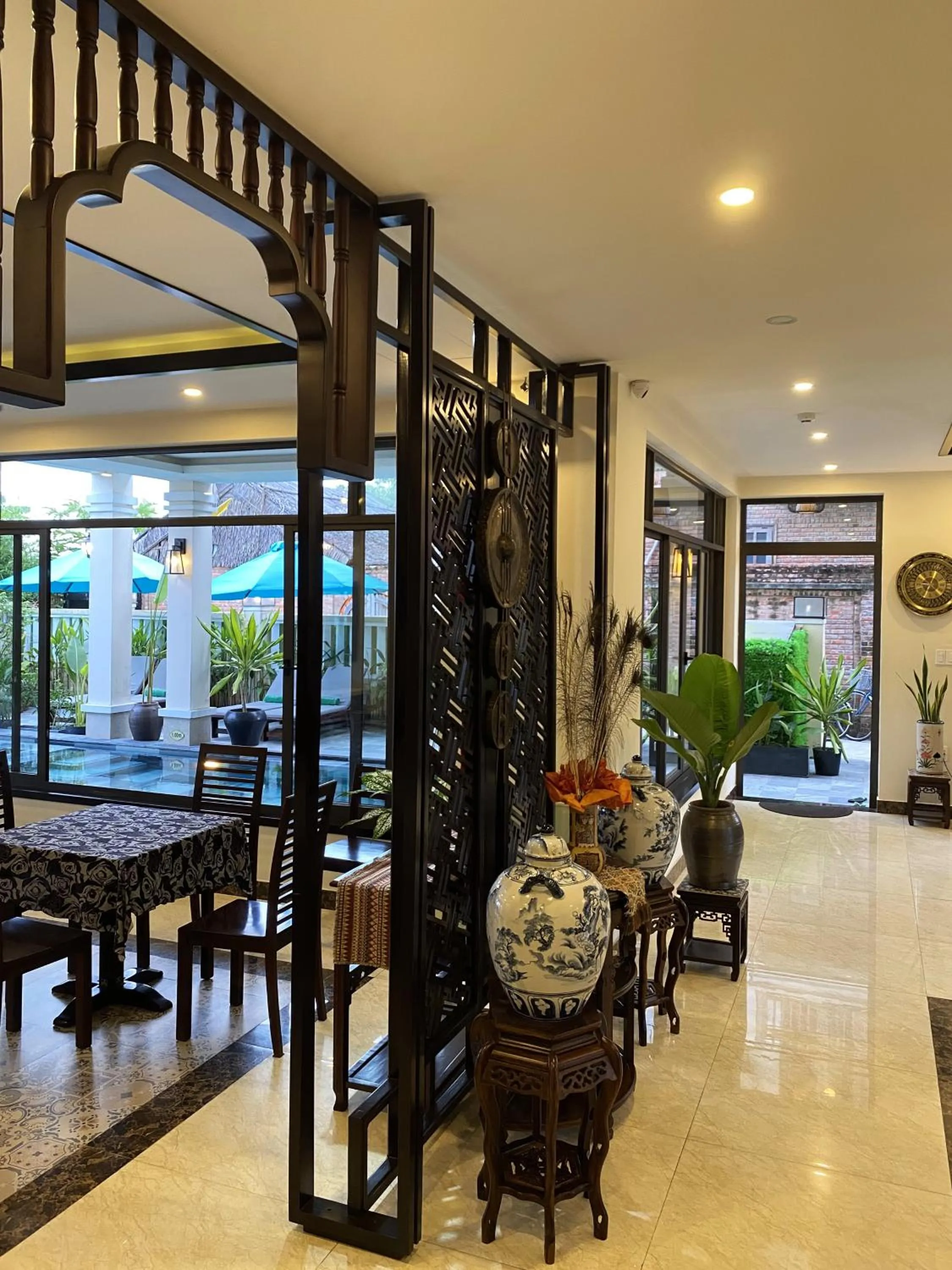 Lobby or reception in The Quin Riverside Villa