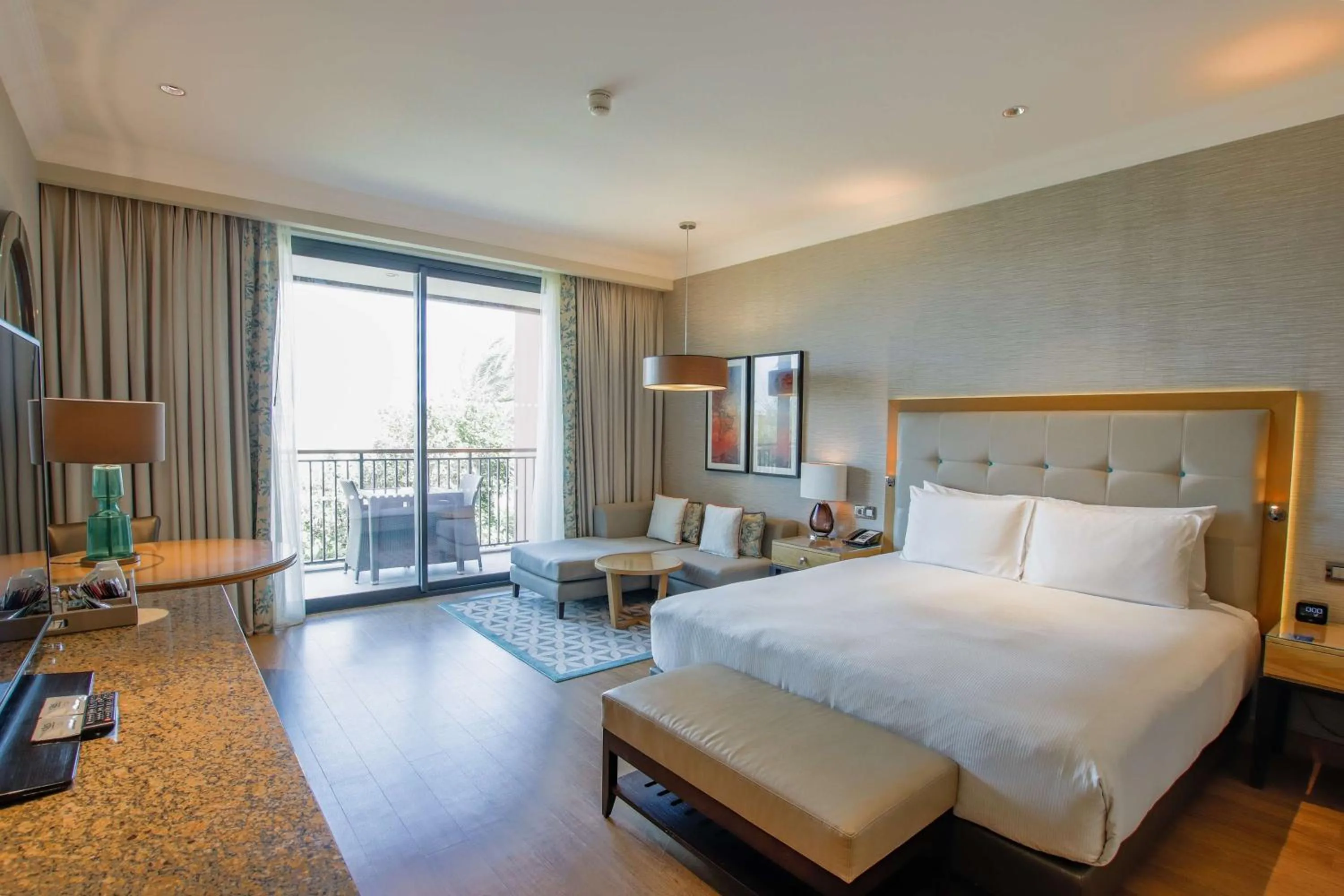 View (from property/room), Bed in Hilton Cabo Verde Sal Resort