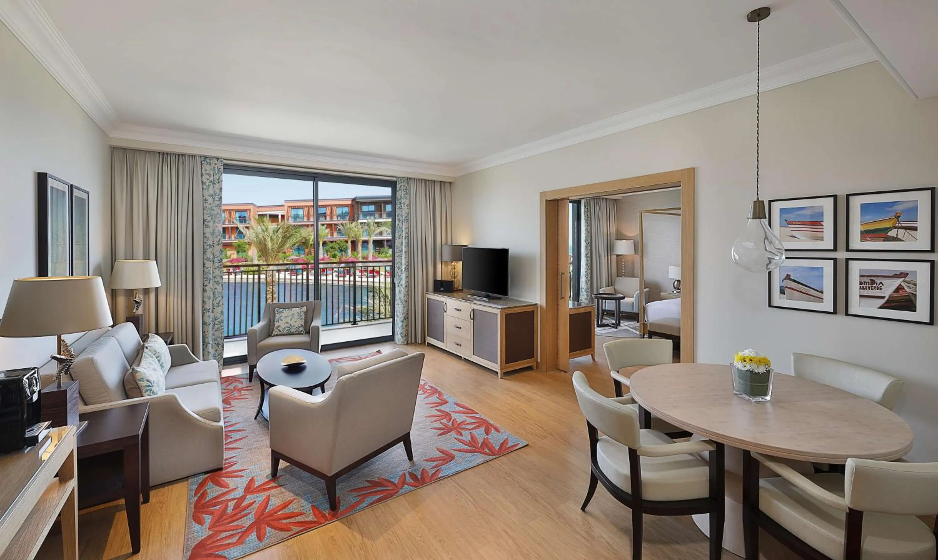 Communal lounge/ TV room in Hilton Cabo Verde Sal Resort