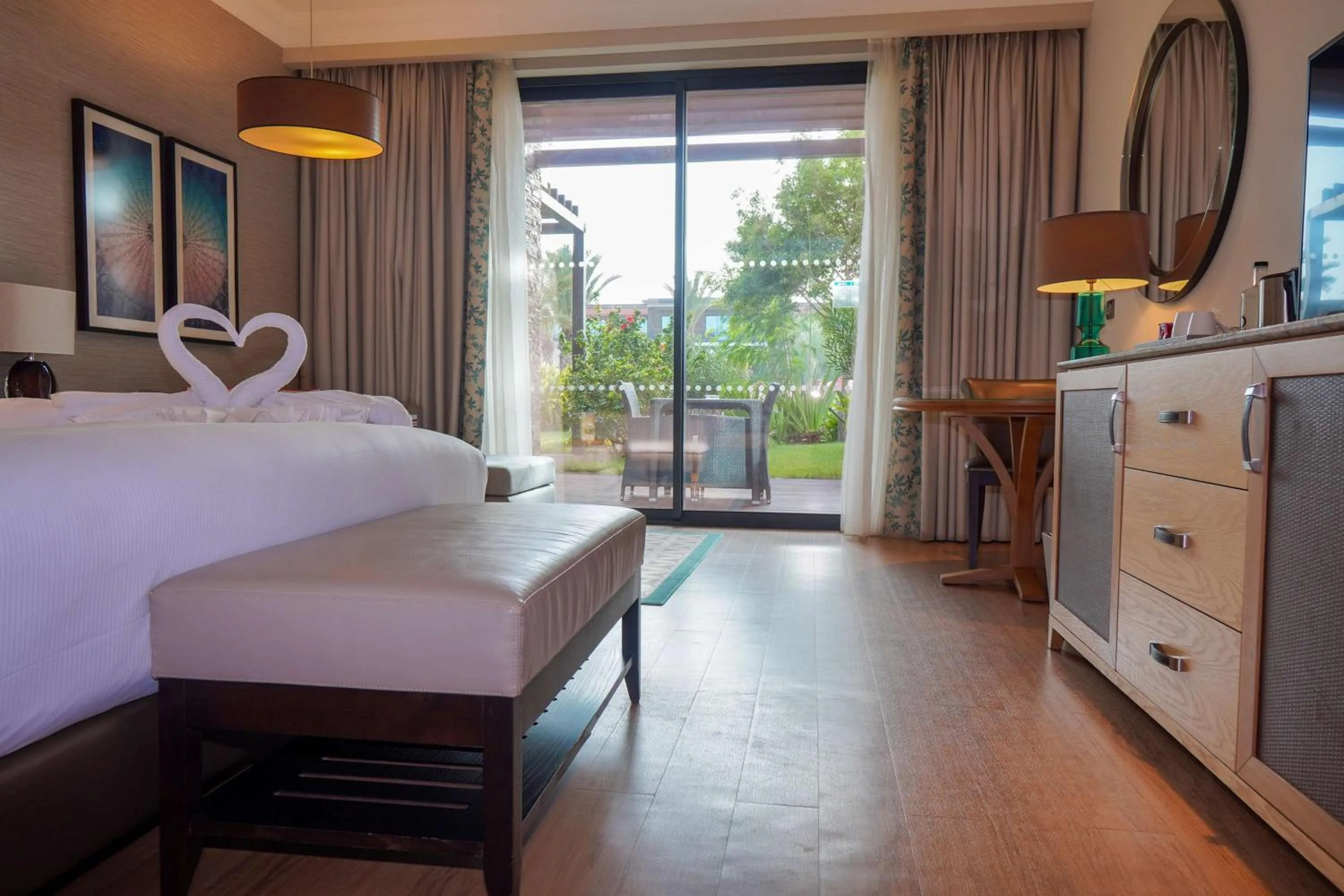 View (from property/room), Bed in Hilton Cabo Verde Sal Resort