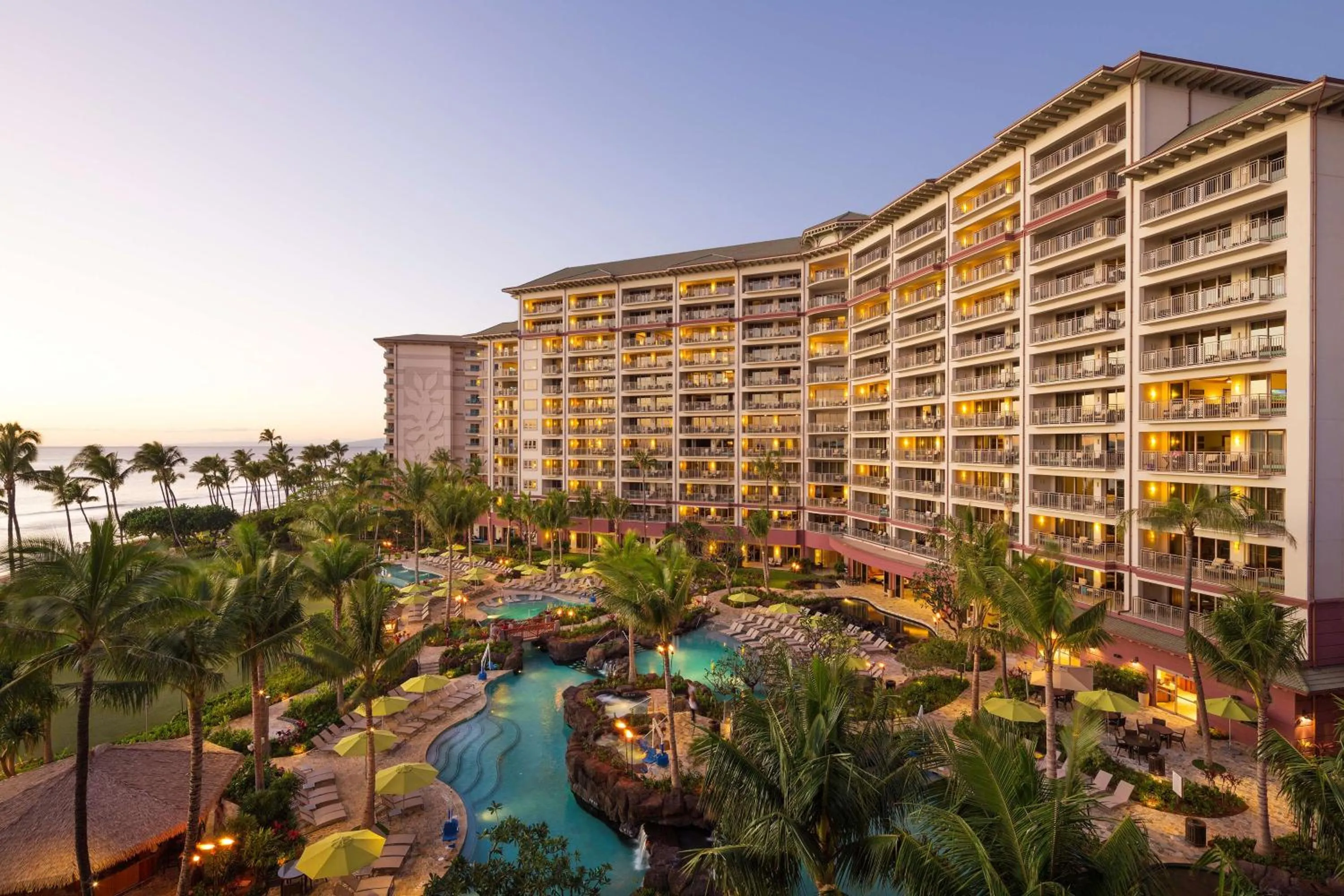 Property building in Hyatt Vacation Club at Ka'anapali Beach