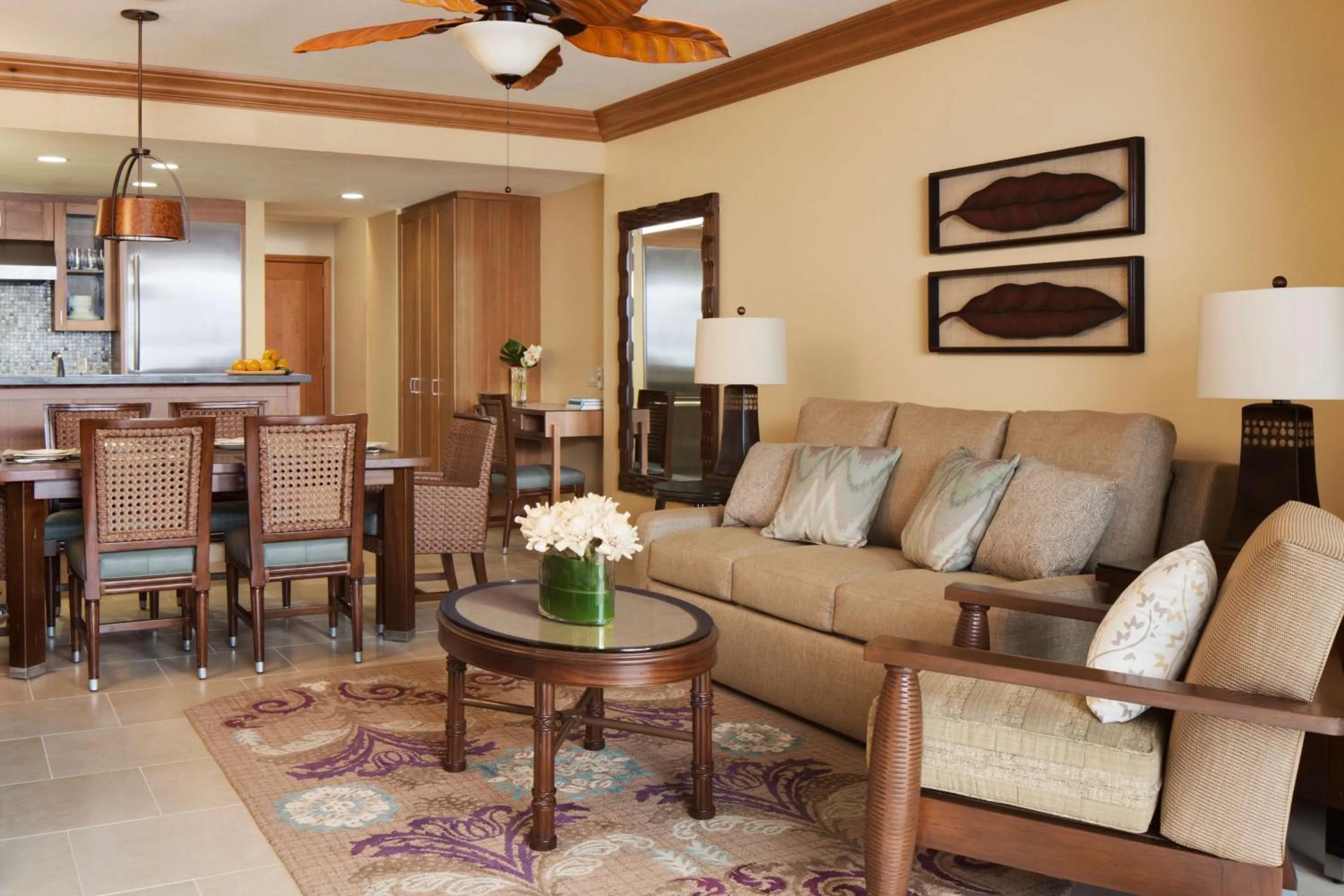 Photo of the whole room in Hyatt Vacation Club at Ka'anapali Beach