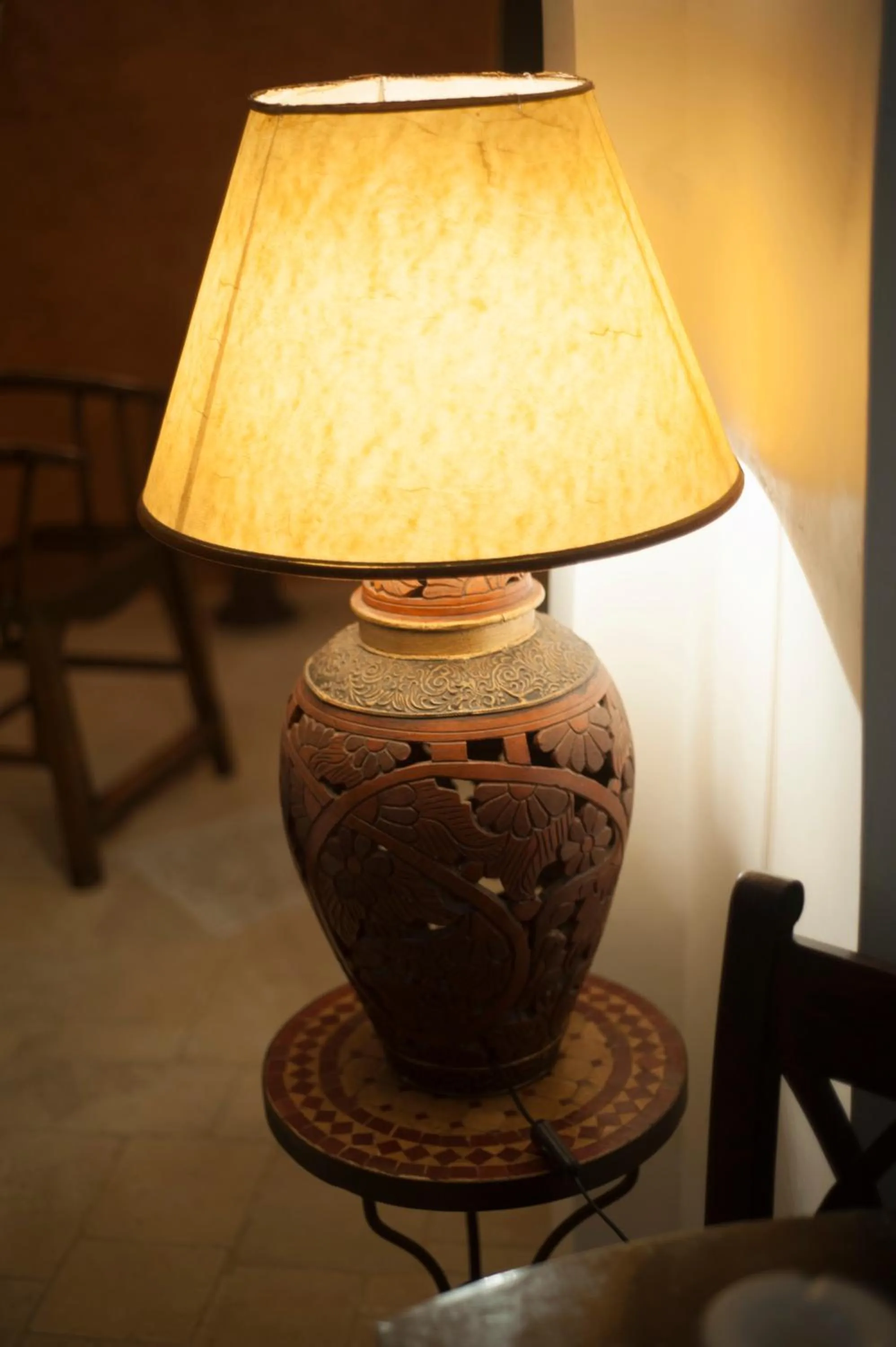 Decorative detail in Heliophos Boutique Caves