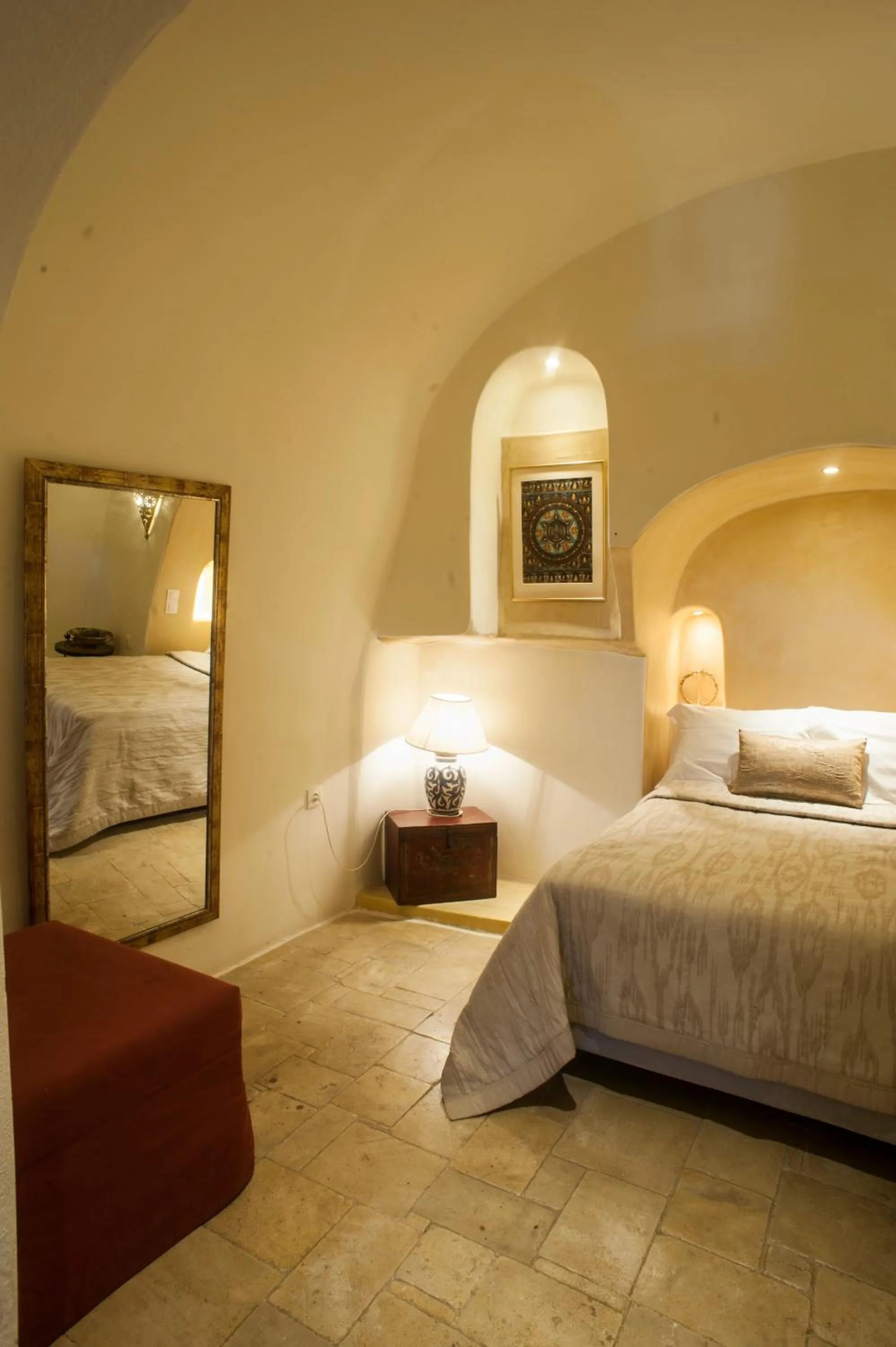 Bed in Heliophos Boutique Caves