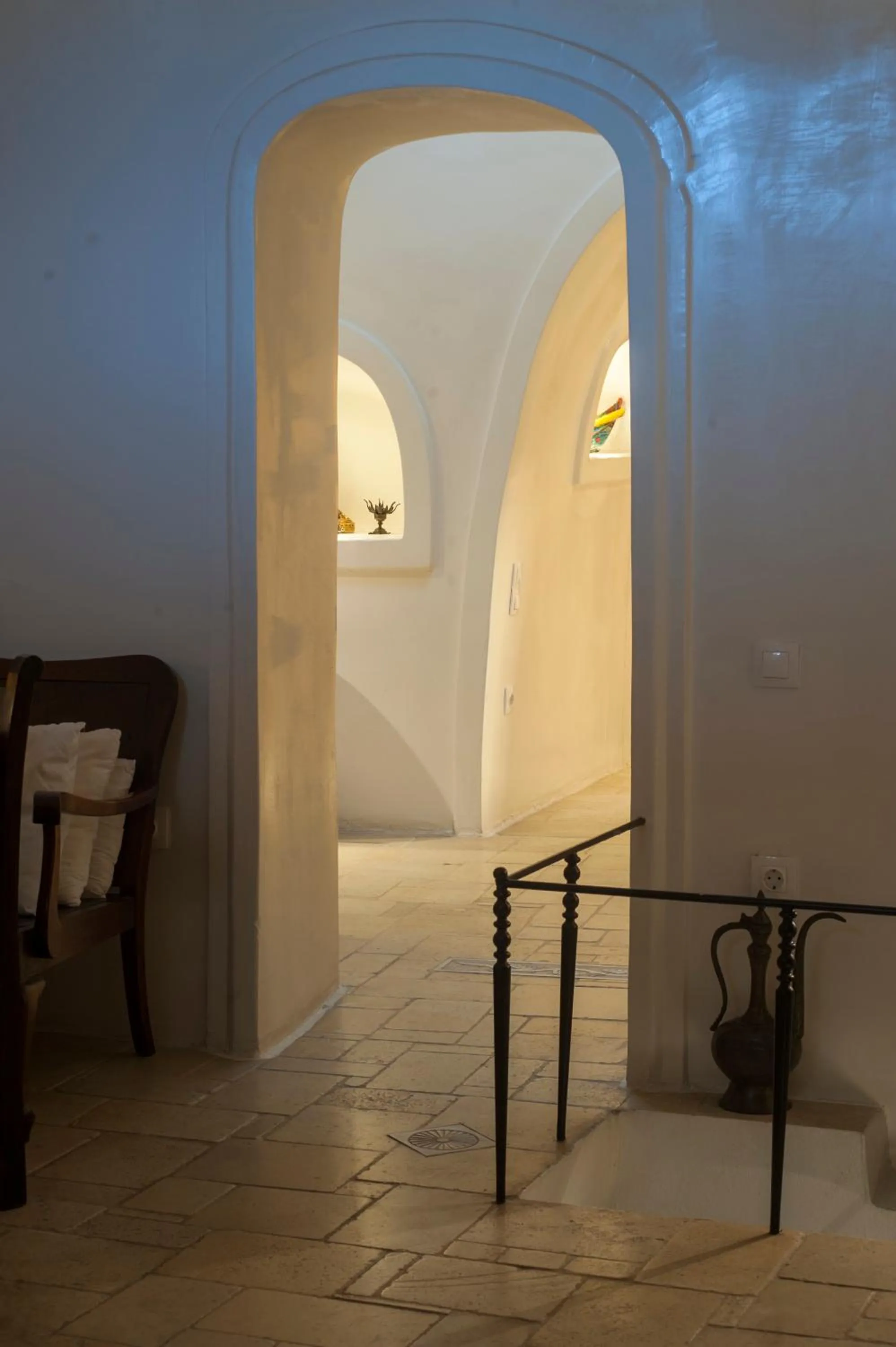 Living room in Heliophos Boutique Caves