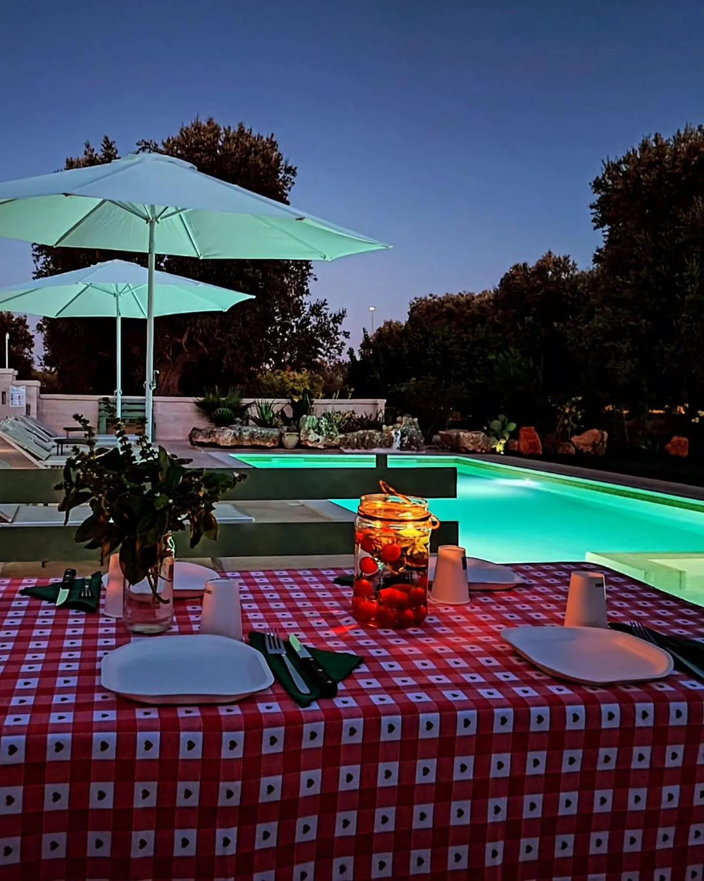 Swimming pool in La casa nel villaggio