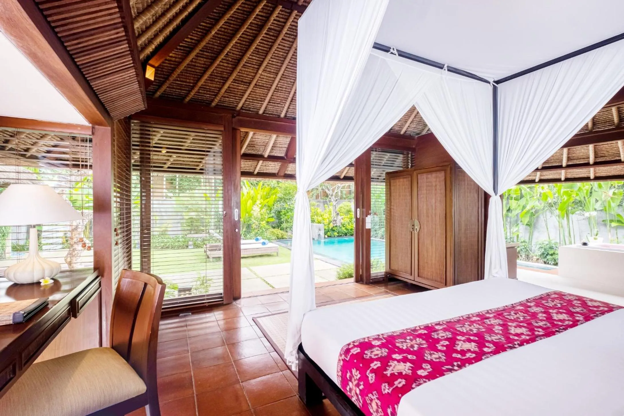 Bed in Mayaloka Villas Seminyak