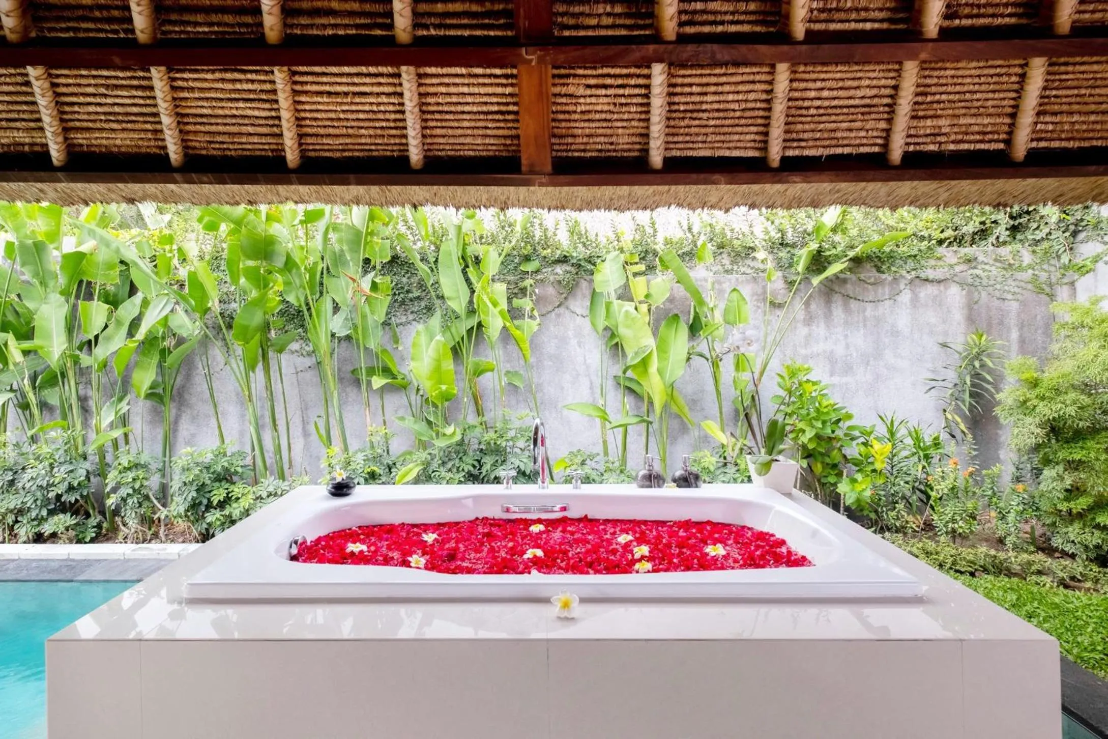Pool view in Mayaloka Villas Seminyak