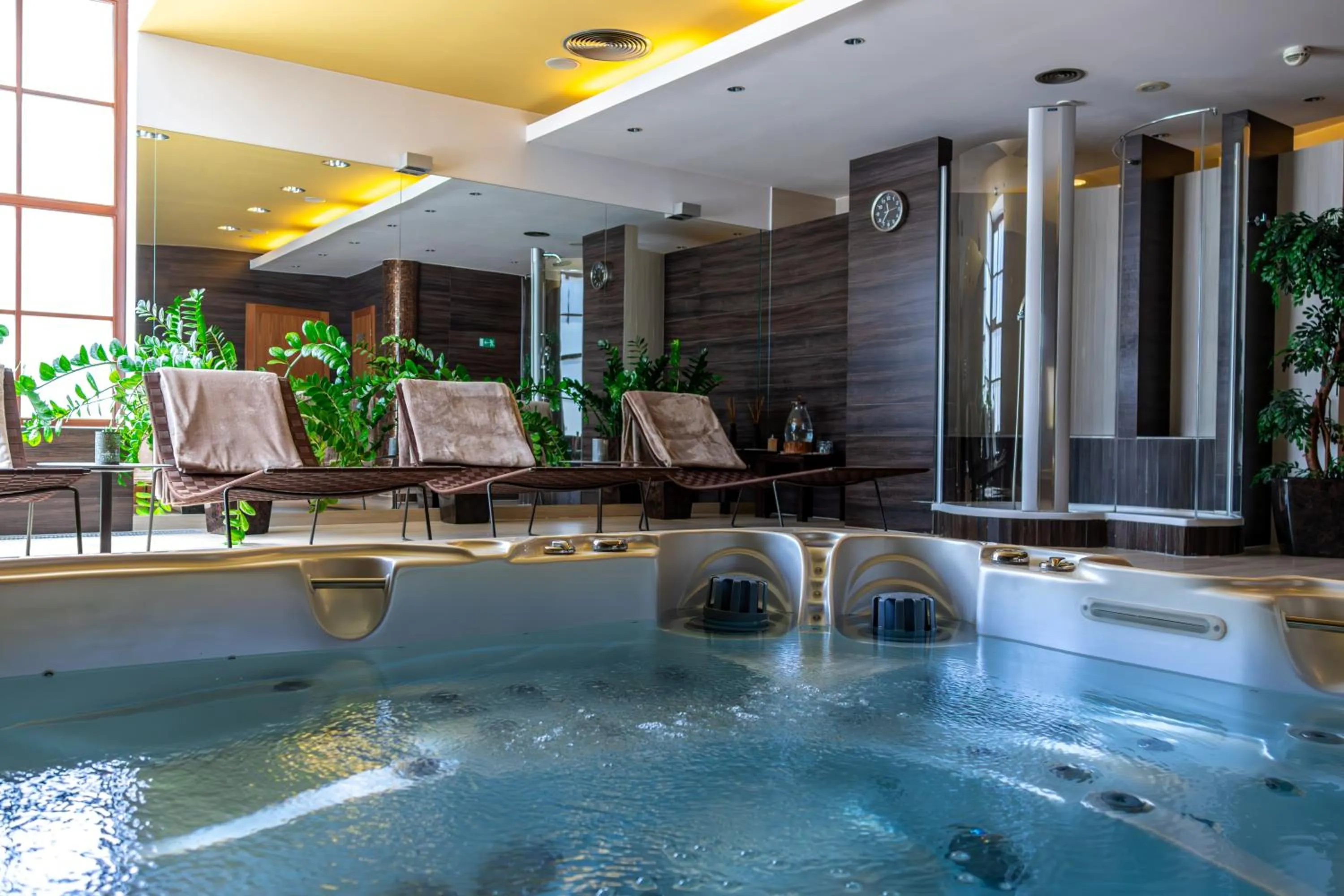 Hot Tub in Boutique Hotel Dubná Skala